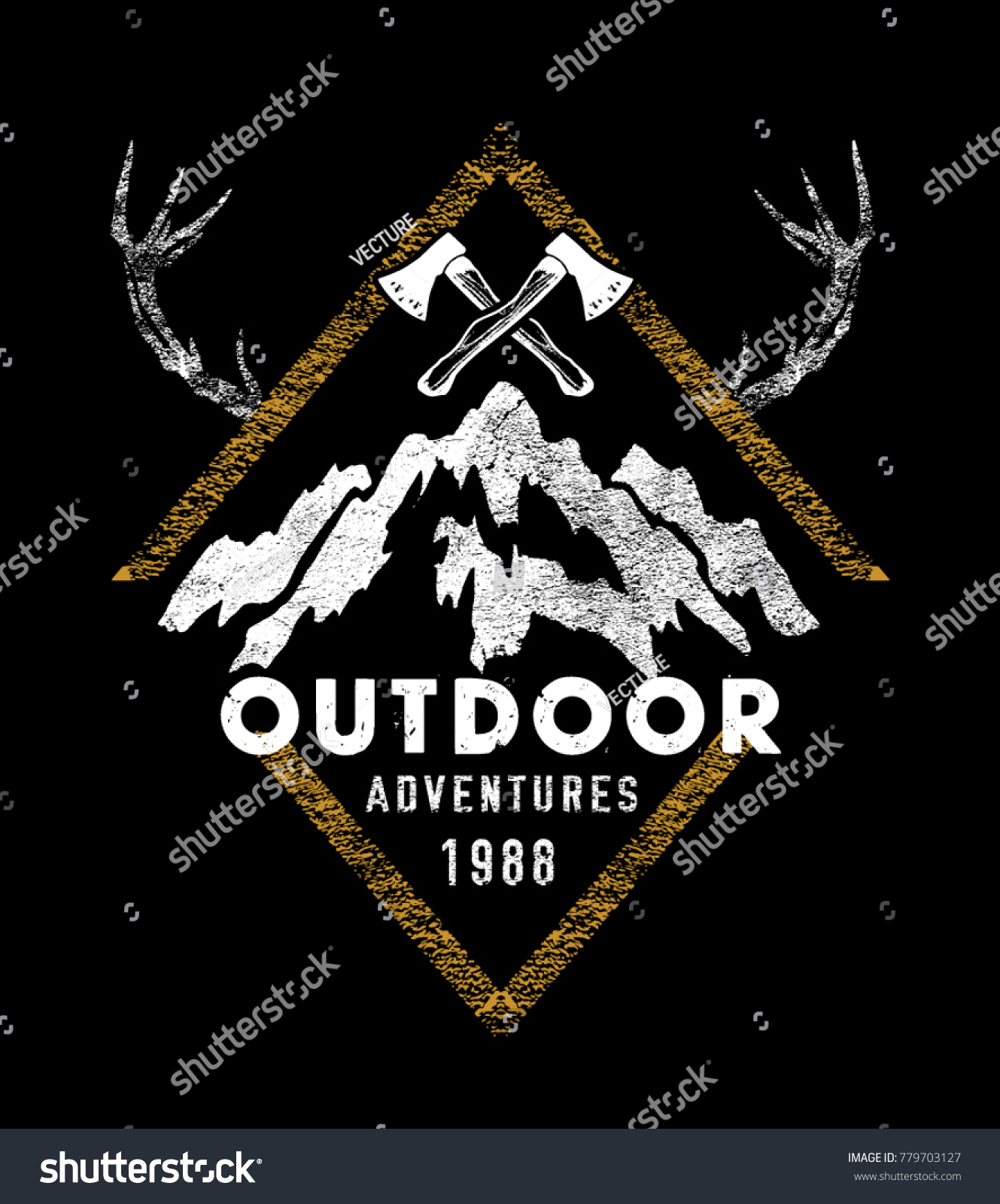 Outdoor Logo Design Stock Vector (Royalty Free) 779703127