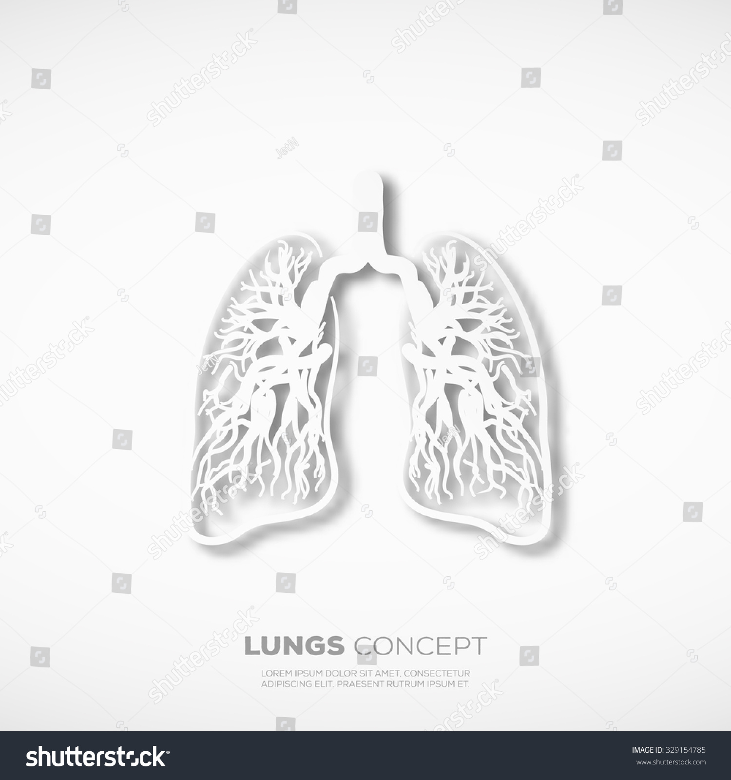 outline lungs concept sign template school stock vector 329154785 outline lungs concept sign template school stock vector 329154785, Presentation templates