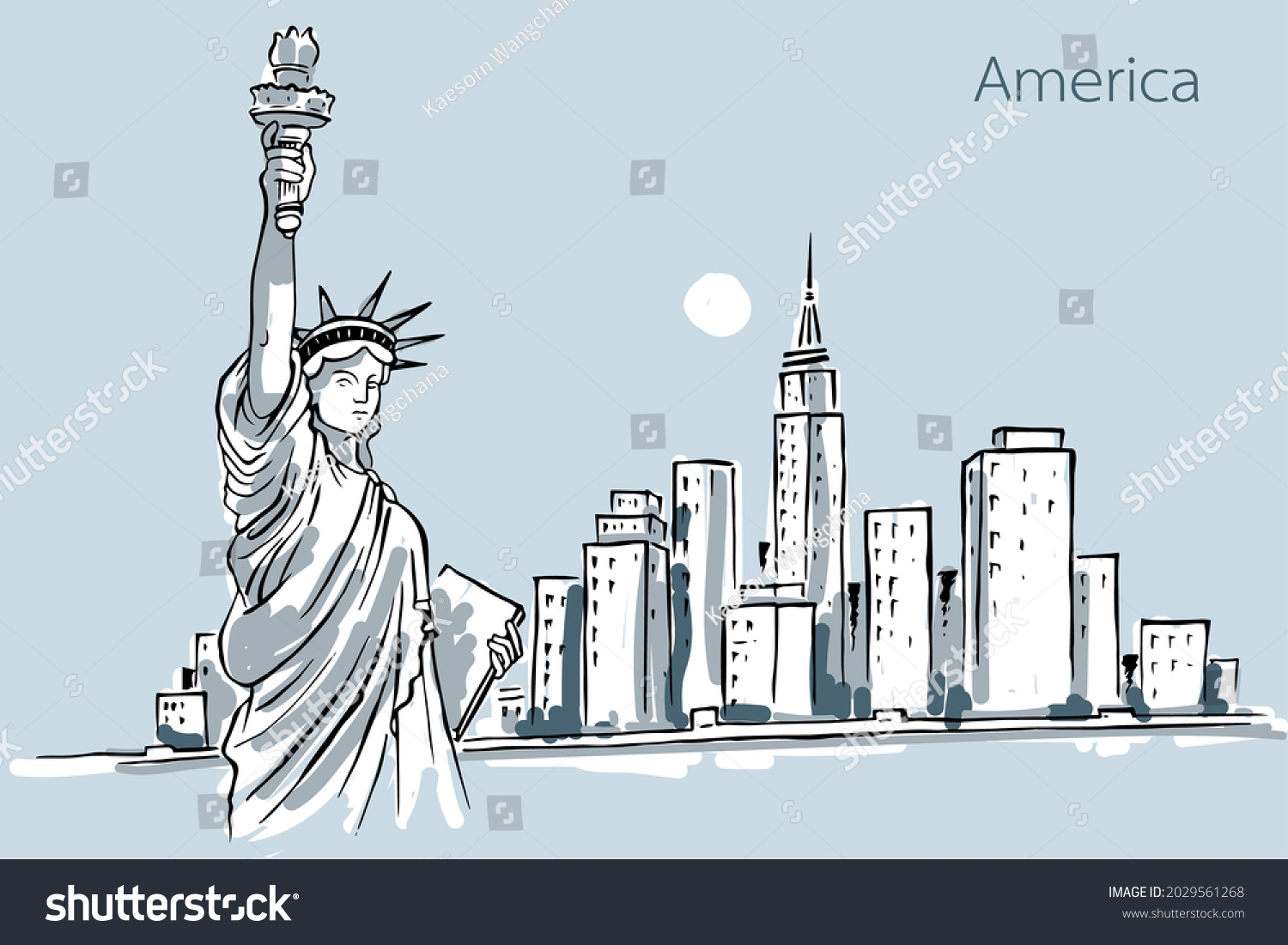 Famous building sketch Images, Stock Photos & Vectors | Shutterstock