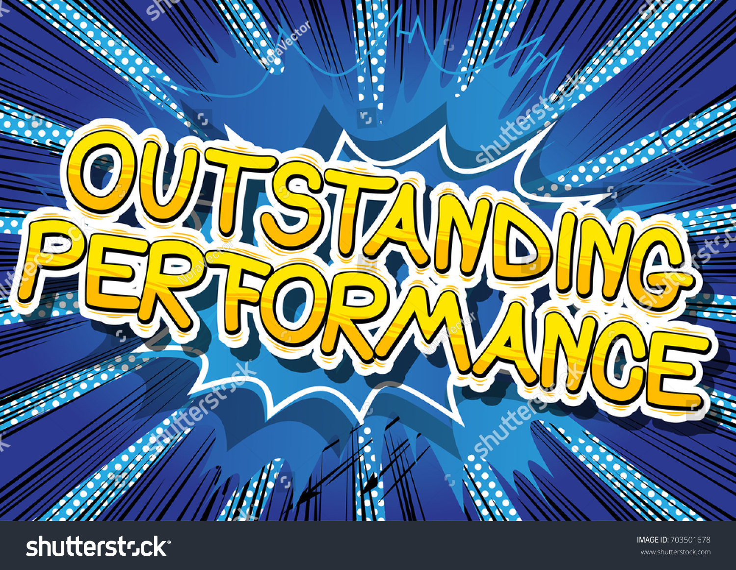 outstanding-performance-comic-book-word-on-stock-vector-703501678