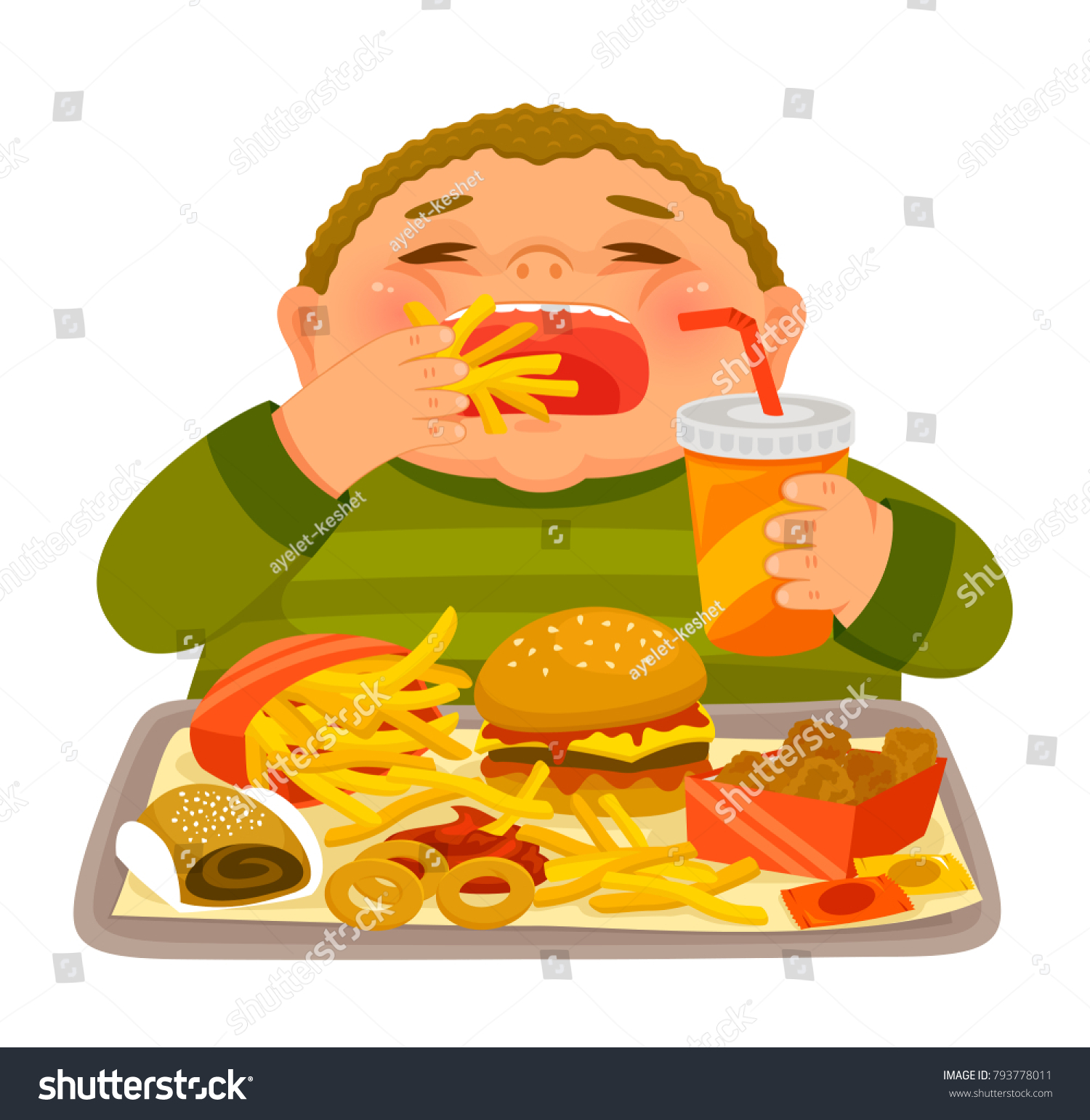 1,167 Cartoon glutton Stock Illustrations, Images & Vectors | Shutterstock