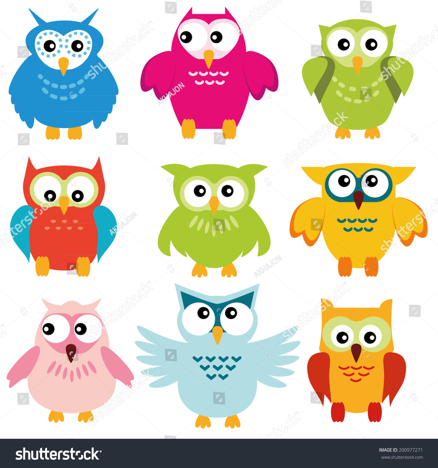 Owl Icon Stock Vector 200977271 - Shutterstock