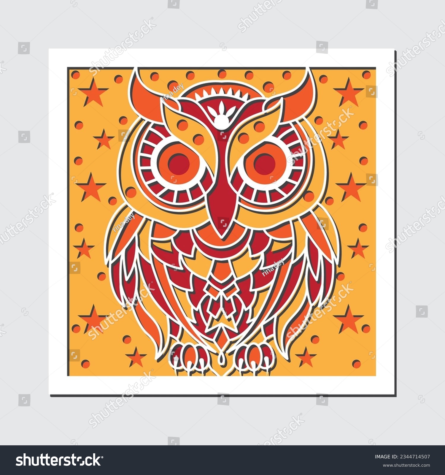 SVG of owl invitaion card laser cut design
3d Owl Shadow box laser cut design
 svg