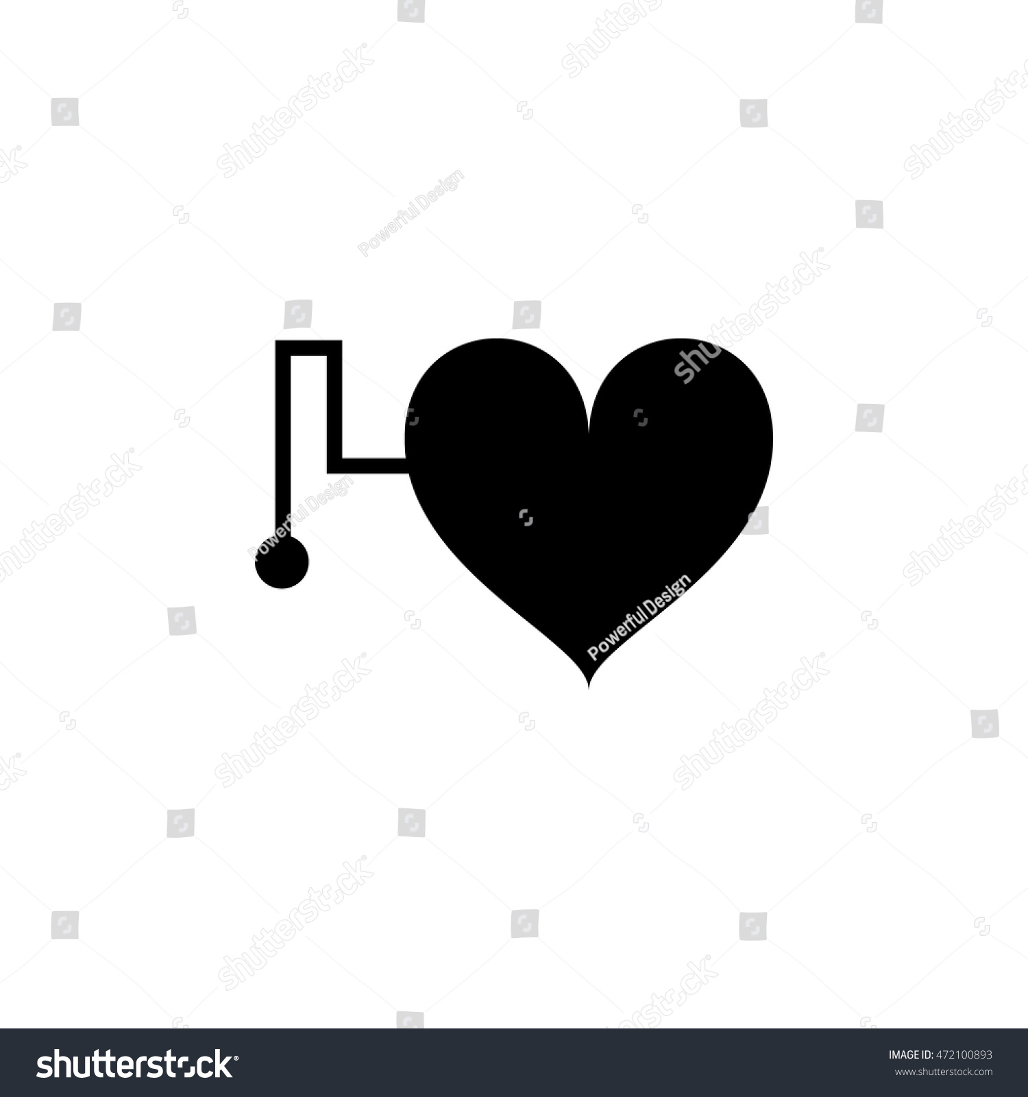 Pacemaker Icon Stock Vector 472100893 - Shutterstock