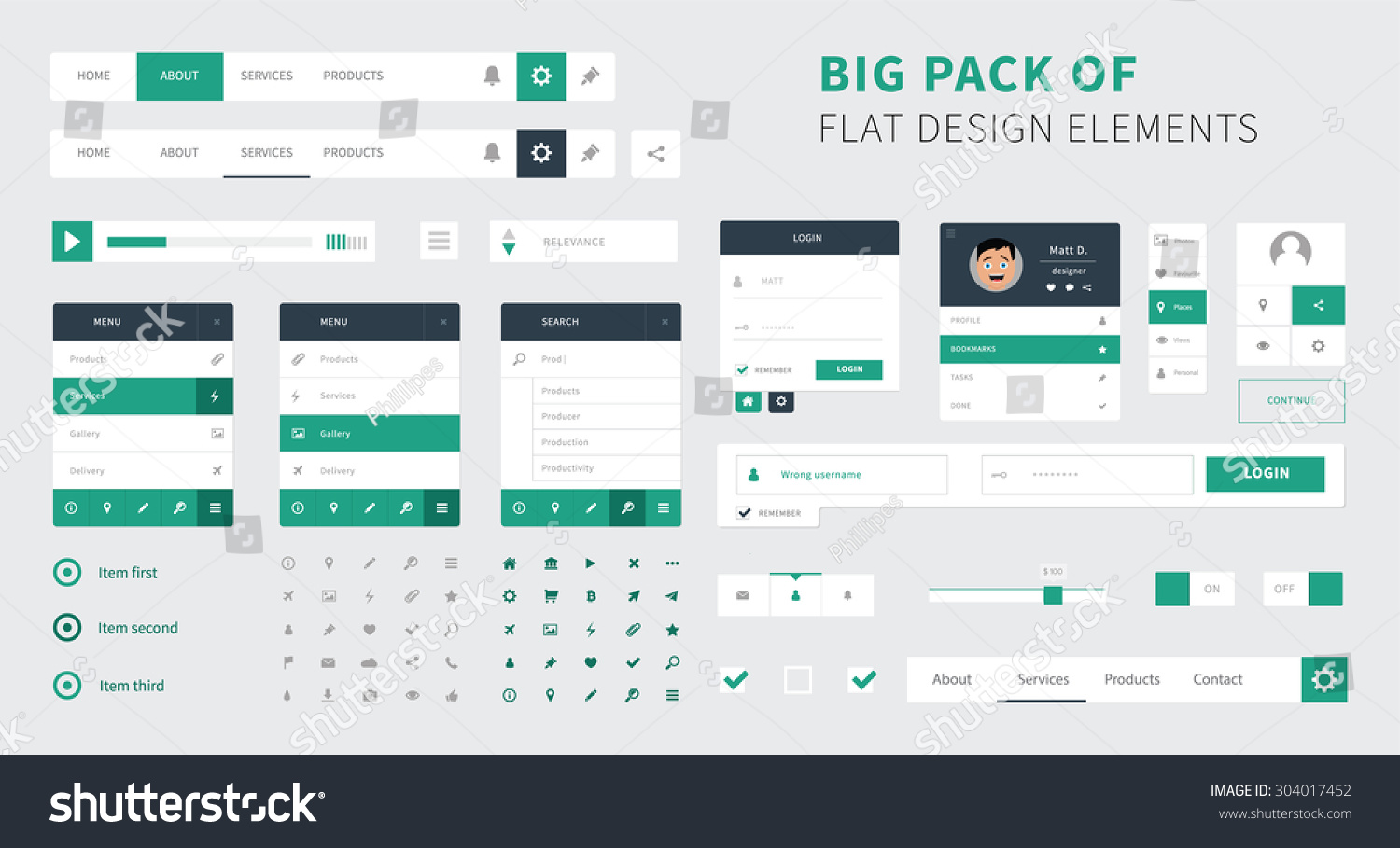 flat ui design