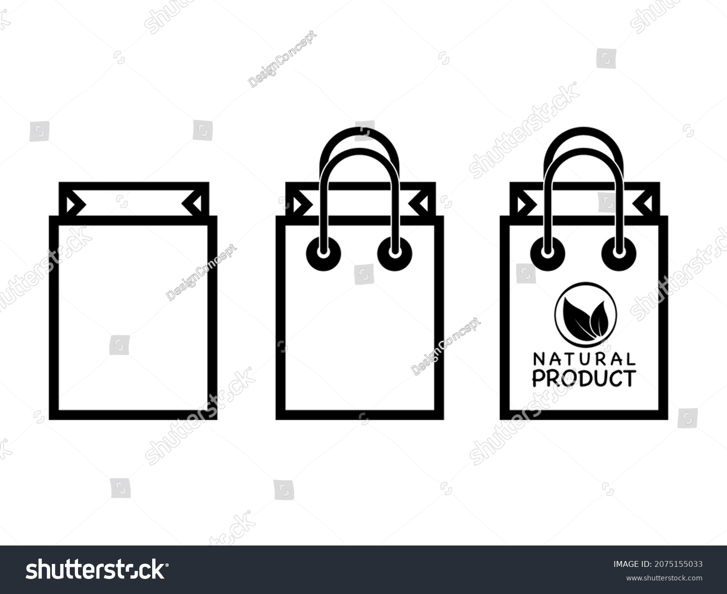 SVG of Packaging bag and box icon vector SVG and EPS symbol svg