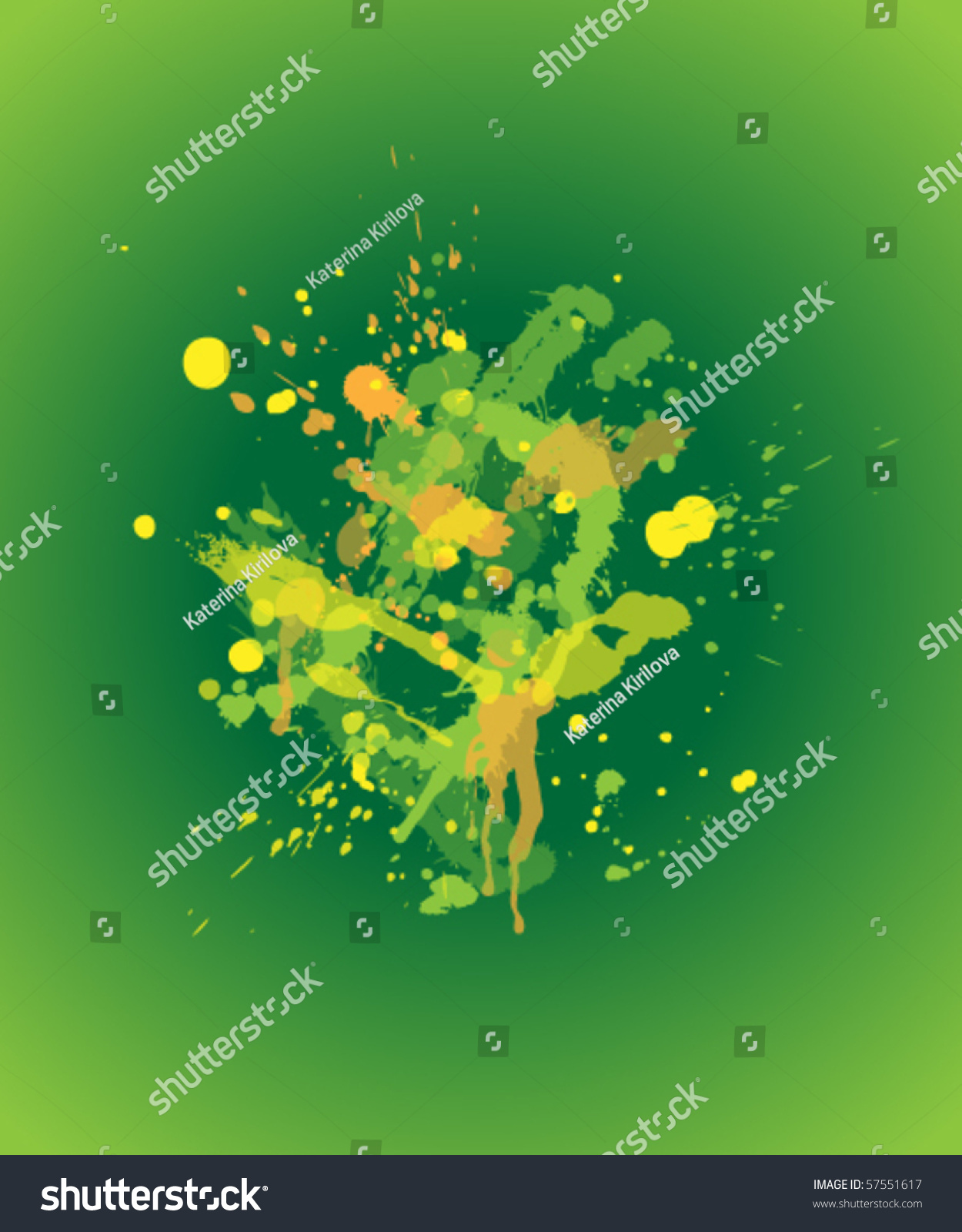 Paint Splashes Stock Vector Royalty Free 57551617 Shutterstock