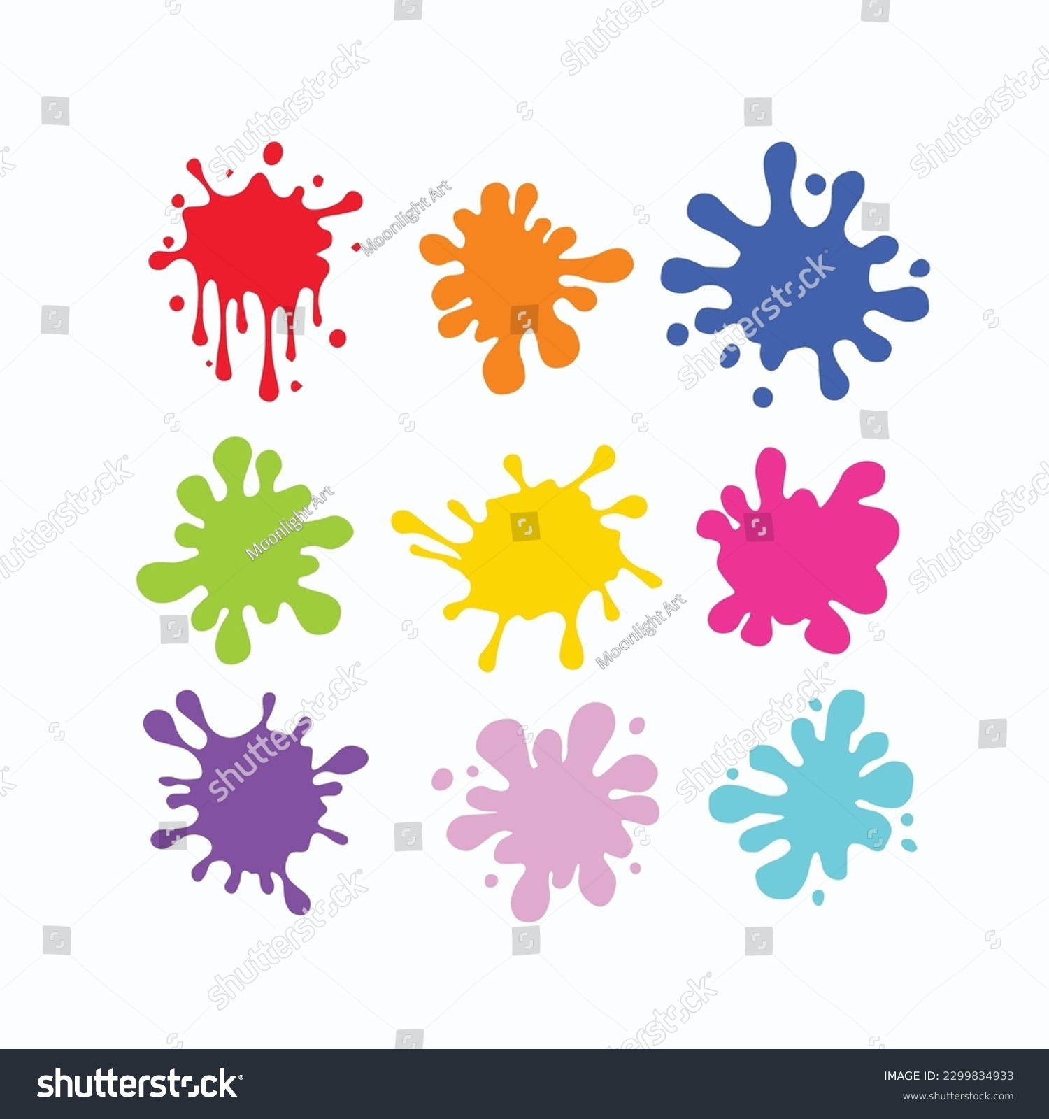 SVG of Paint Splatter Svg Bundle, Paint Splats Svg, Paint Svg, Splash, Ink Splatter Svg, Art Class, Paint Splatter Clipart svg
