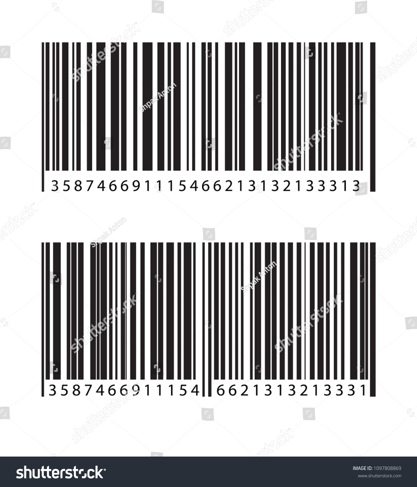 pair-bar-code-labels-vector-illustration-stock-vector-royalty-free