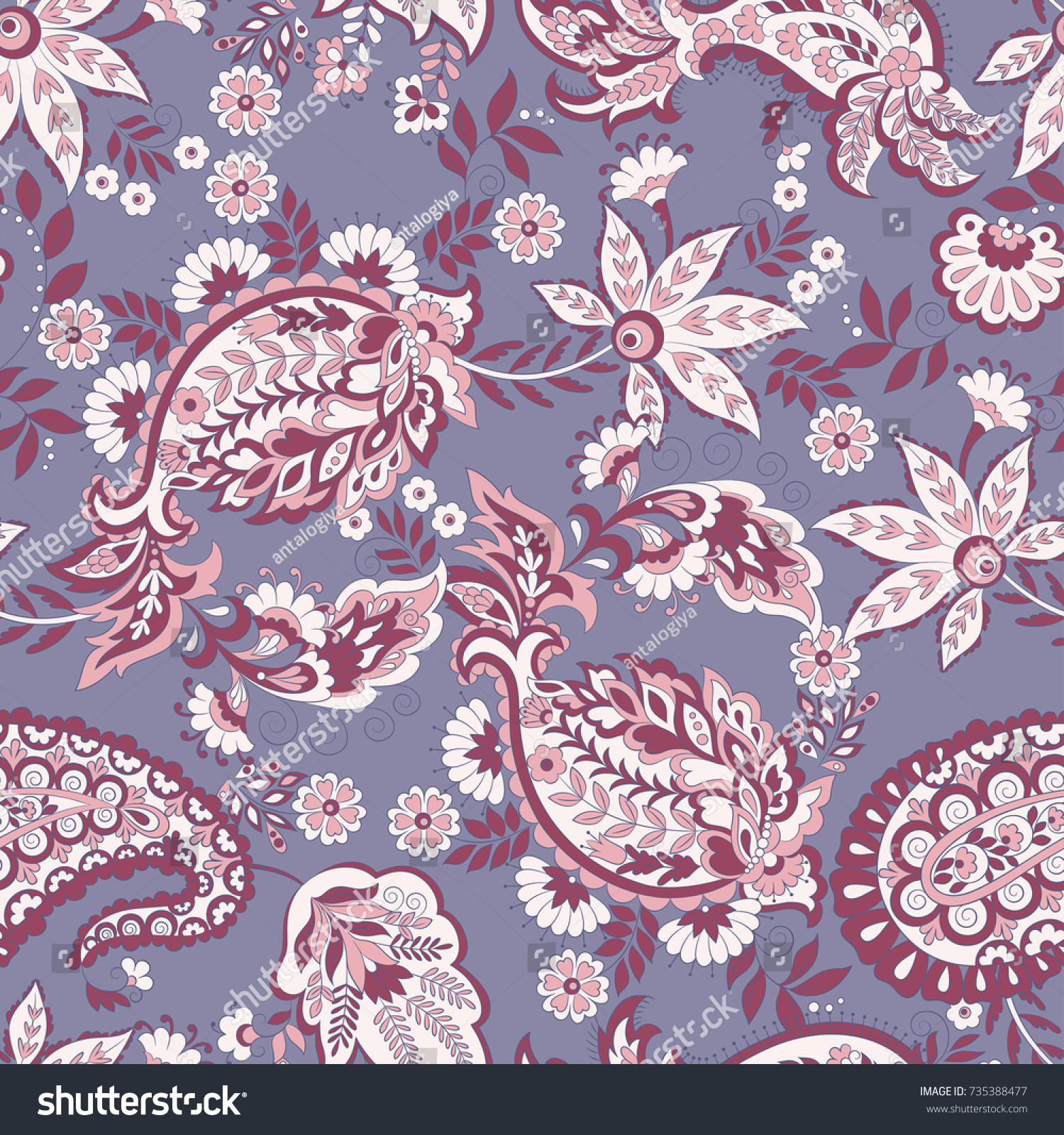 Seamless floral pattern with colorful peony Vector Illustration EPS8 Seamless floral pattern with colorful peony Vector Illustration EPS8
