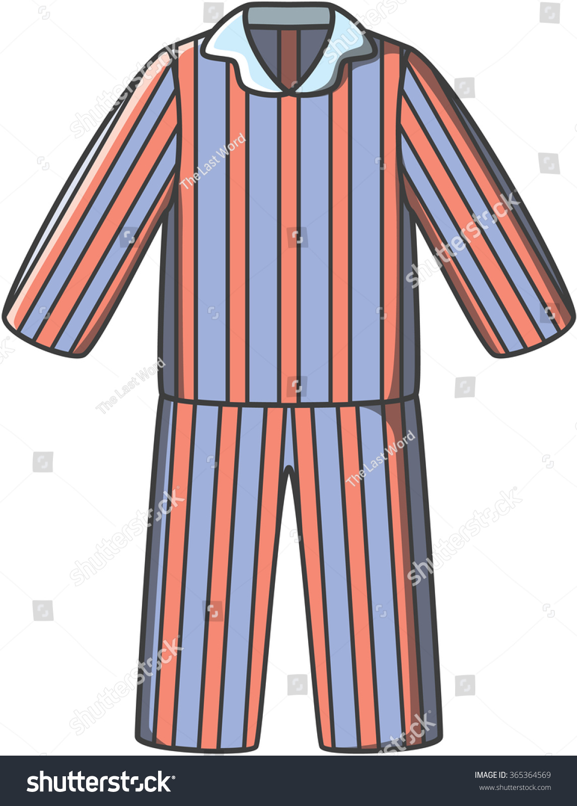 Pajamas Doodle Vector - 365364569 : Shutterstock