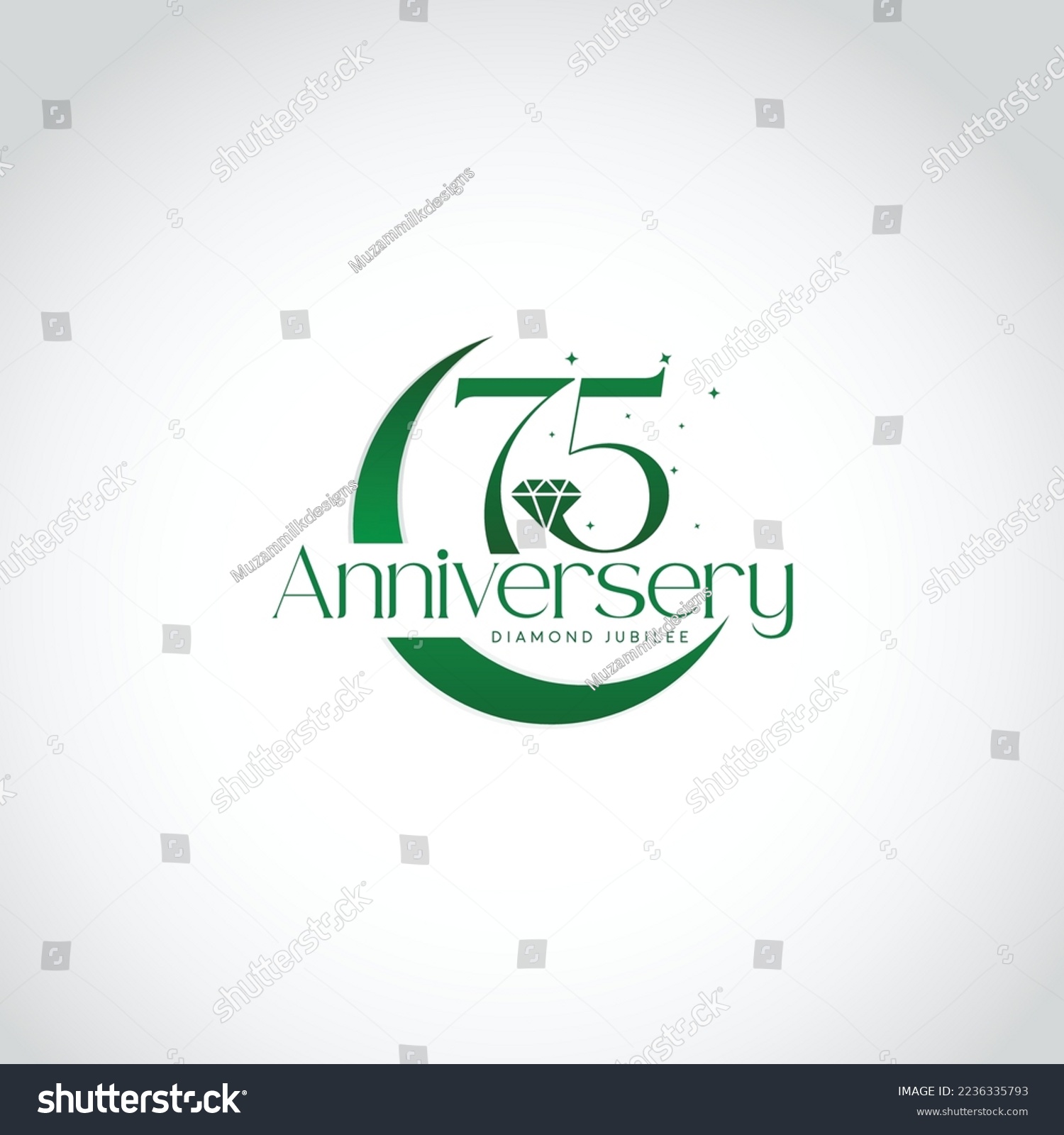 SVG of pakistan 75th anniversery diamond jubilee logo svg