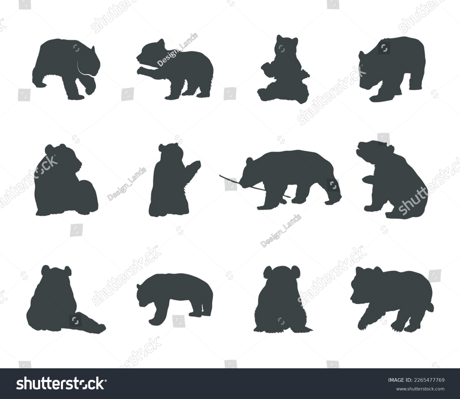 SVG of Panda silhouettes, Giant panda silhouette, Panda svg bundle  svg
