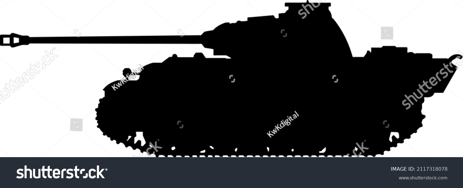 Panzerkampfwagen V Panther Vector Image Stock Vector (Royalty Free ...