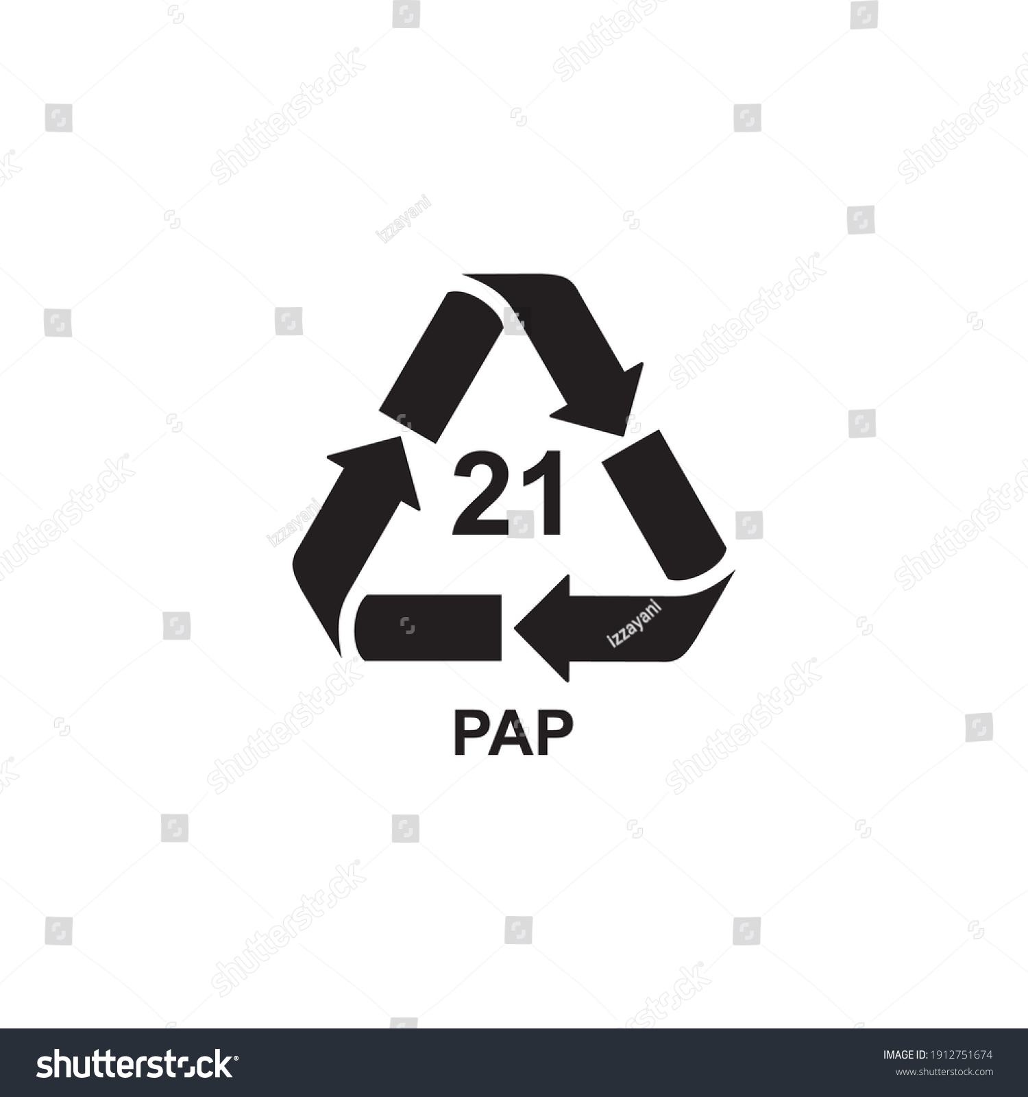 SVG of PAP mark icon symbol sign vector svg
