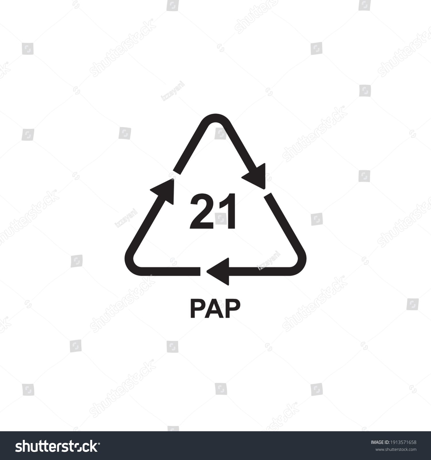 SVG of PAP mark icon symbol sign vector svg