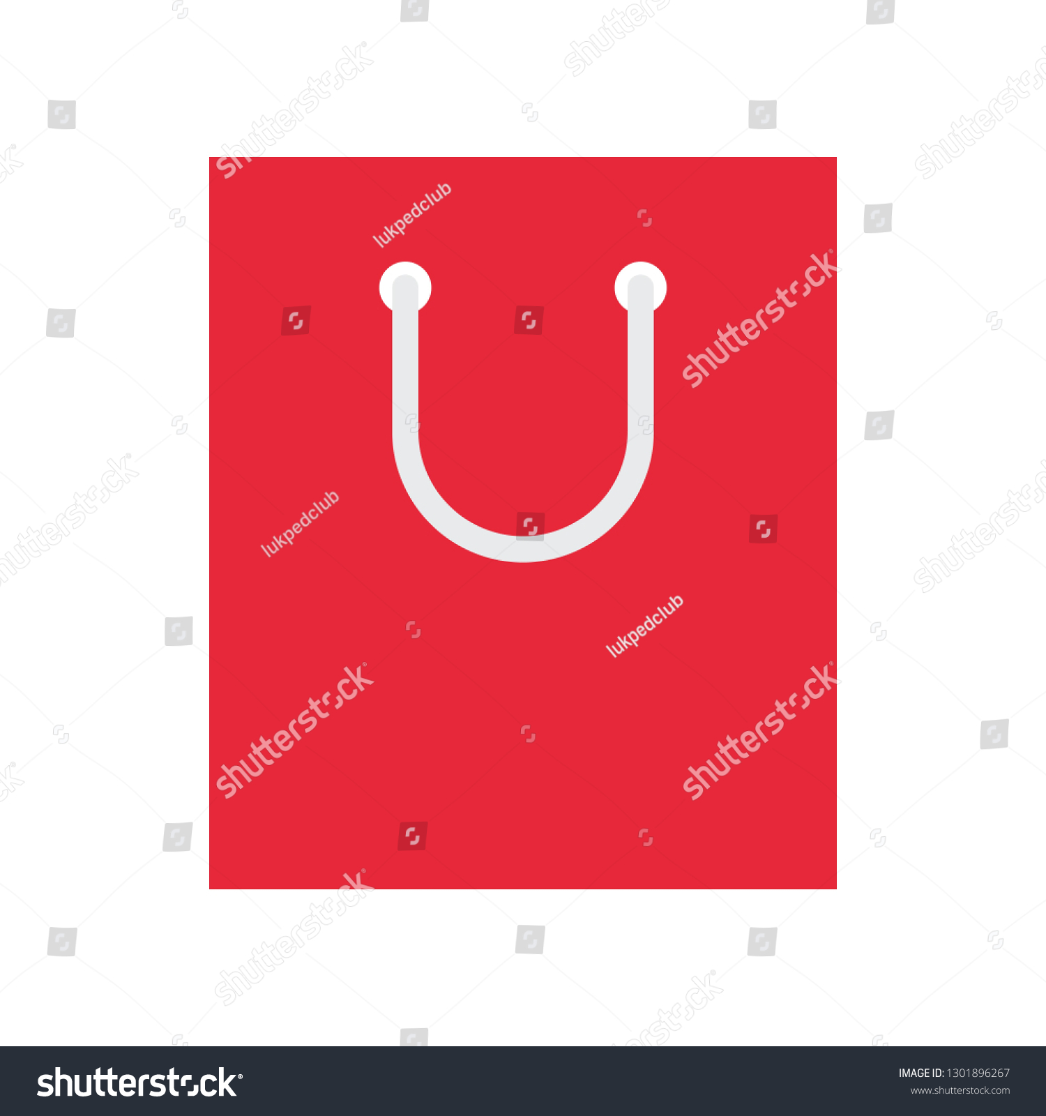 Paper Bag Vector Illustration Flat Design Stock Vector Royalty Free 1301896267 Shutterstock 1631