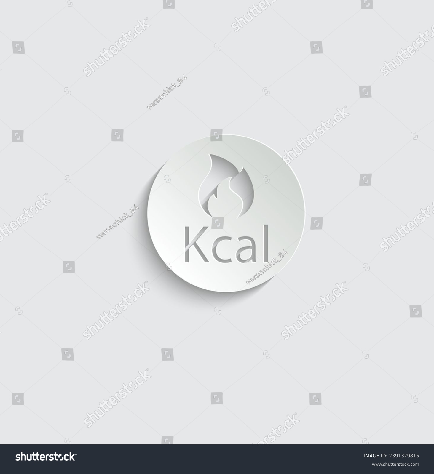 SVG of paper burn calorie icon vector diet sign kcal icon svg