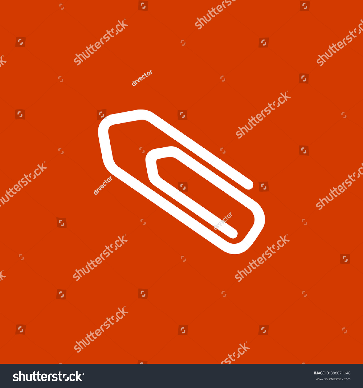 Paper Clip Icon Stock Vector (Royalty Free) 388071046 | Shutterstock