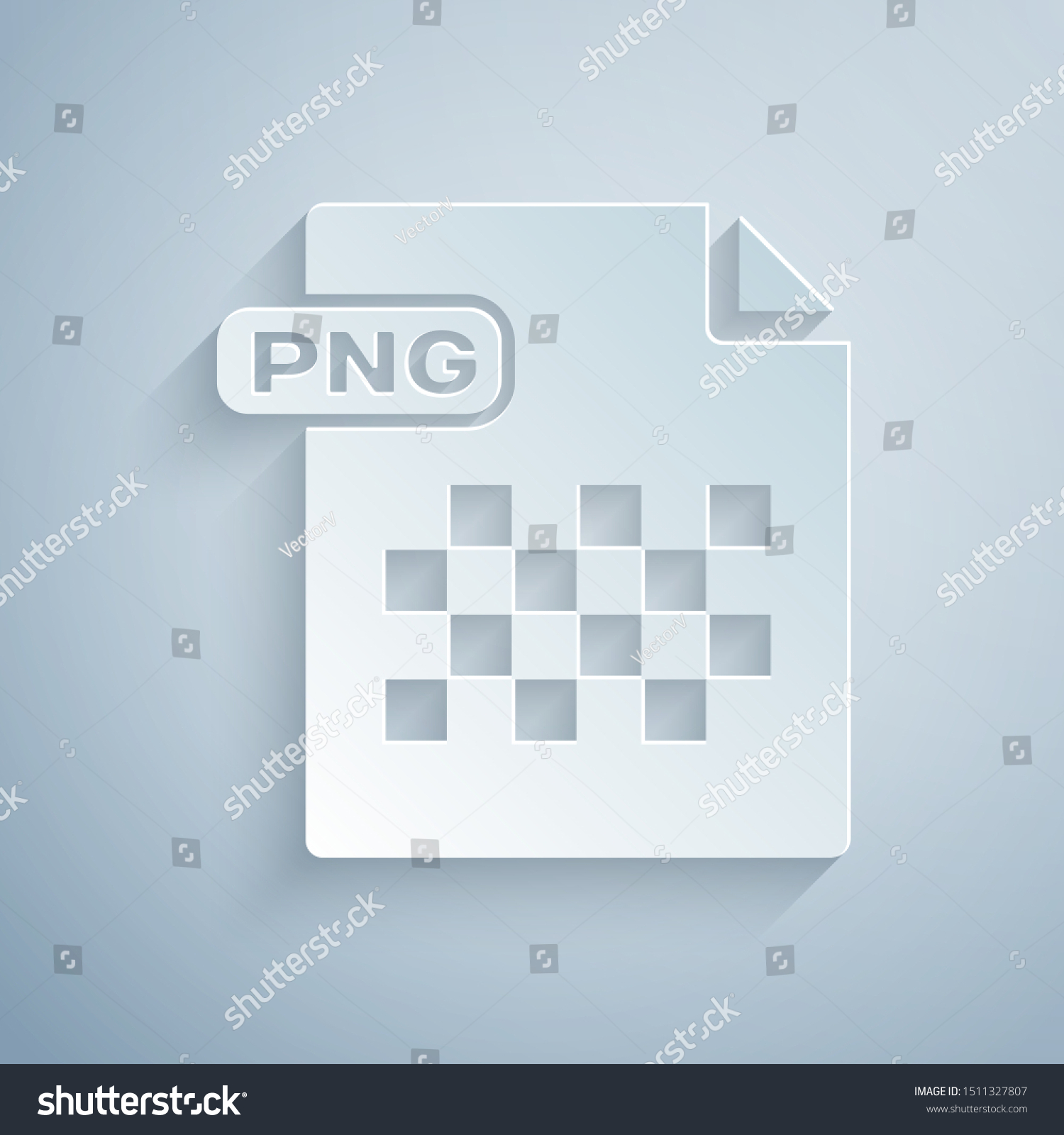 paper cut png file document download stock vector royalty free 1511327807 shutterstock