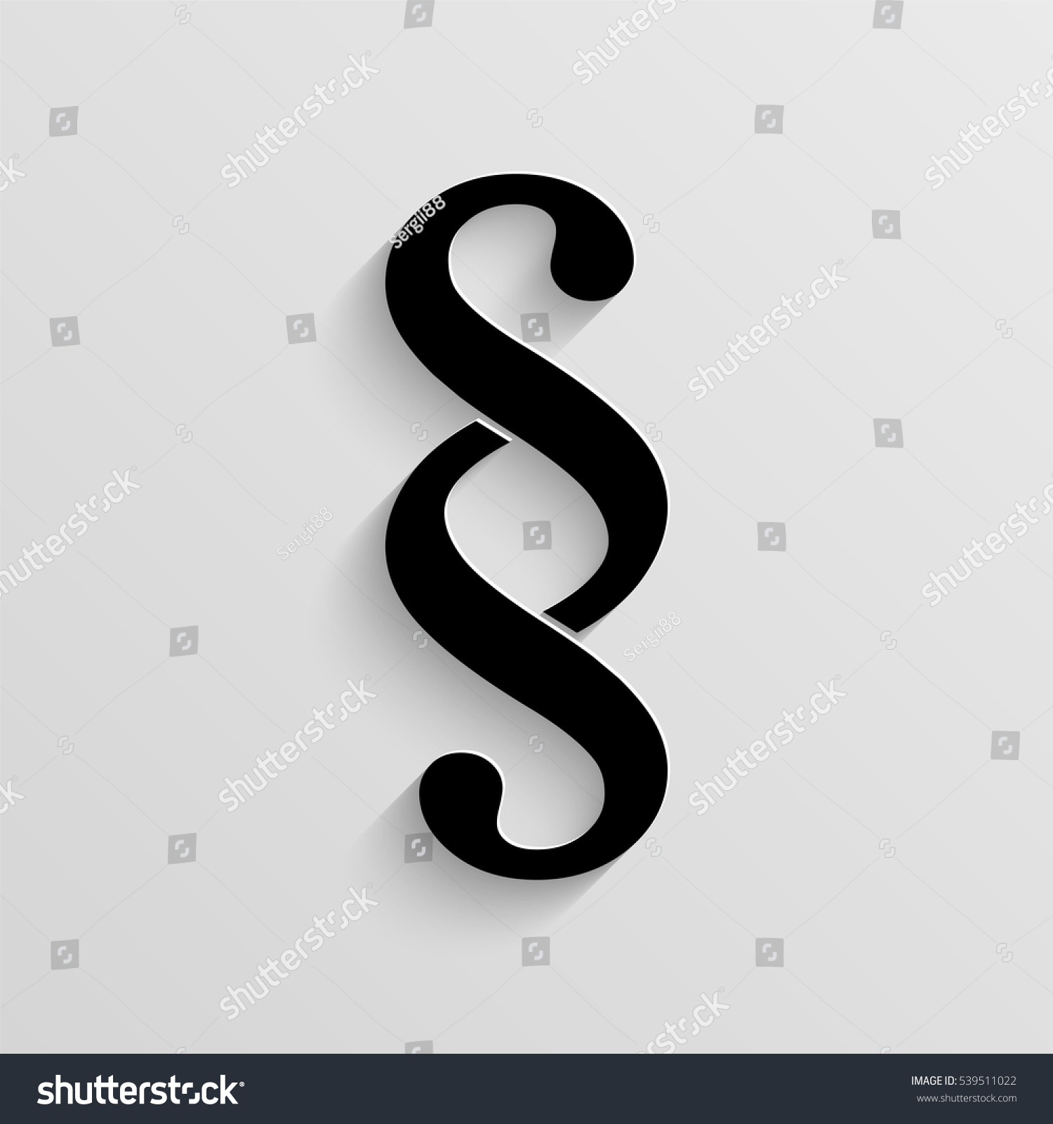 Paragraph Vector Icon Shadow Stock Vector (Royalty Free) 539511022 ...