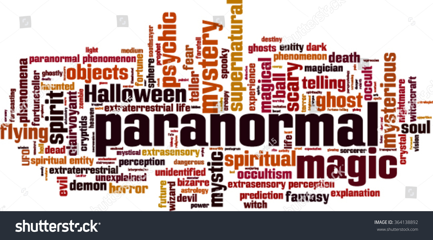 SVG of Paranormal word cloud concept. Vector illustration  svg
