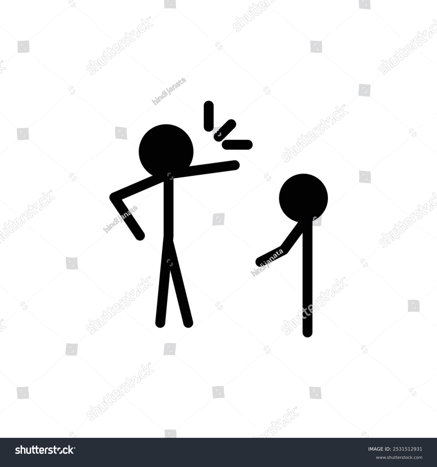recommend clip art: Parents scolding child icon web design in vector