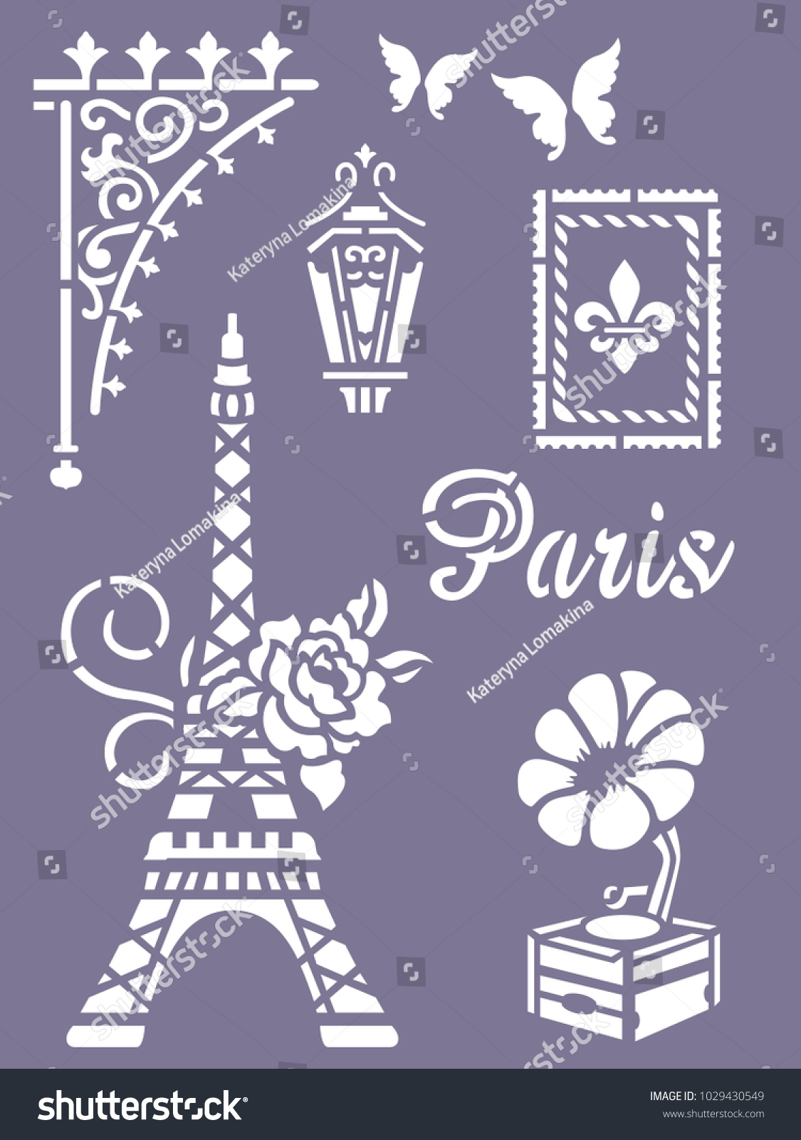 182 imágenes de Paris stencil - Imágenes, fotos y vectores de stock ...