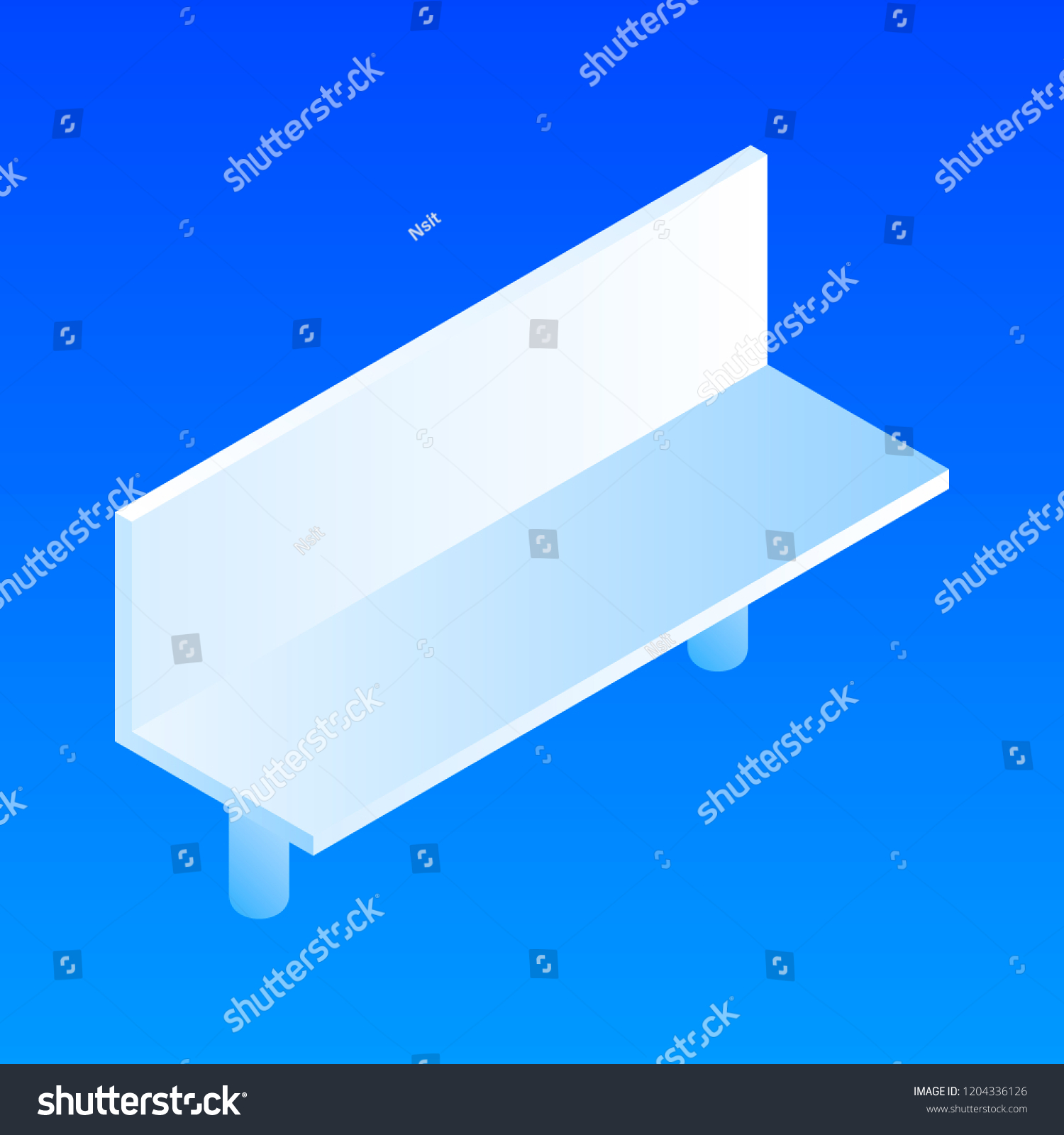 Park Bench Icon Isometric Park Bench Stock Vector Royalty Free 1204336126 Shutterstock 4476