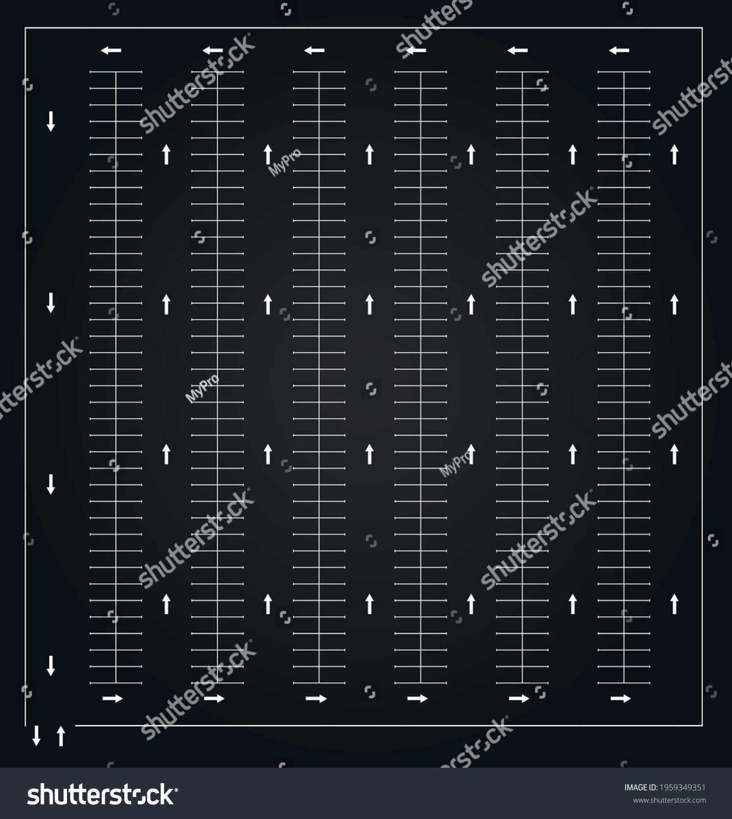 SVG of Parking lot isolated. vector illustration svg