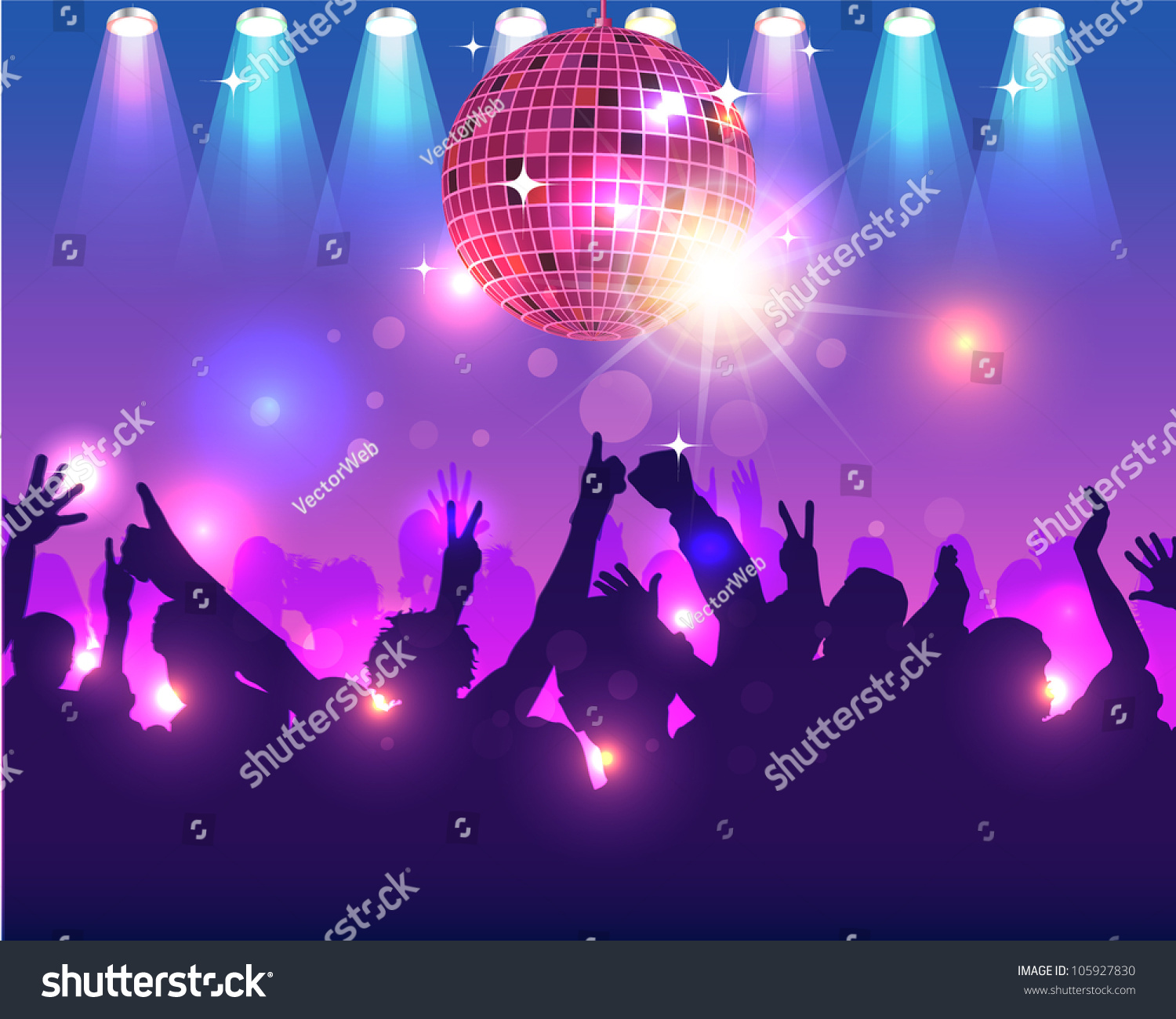 Party Background Vector Design Stock Vector 105927830 - Shutterstock