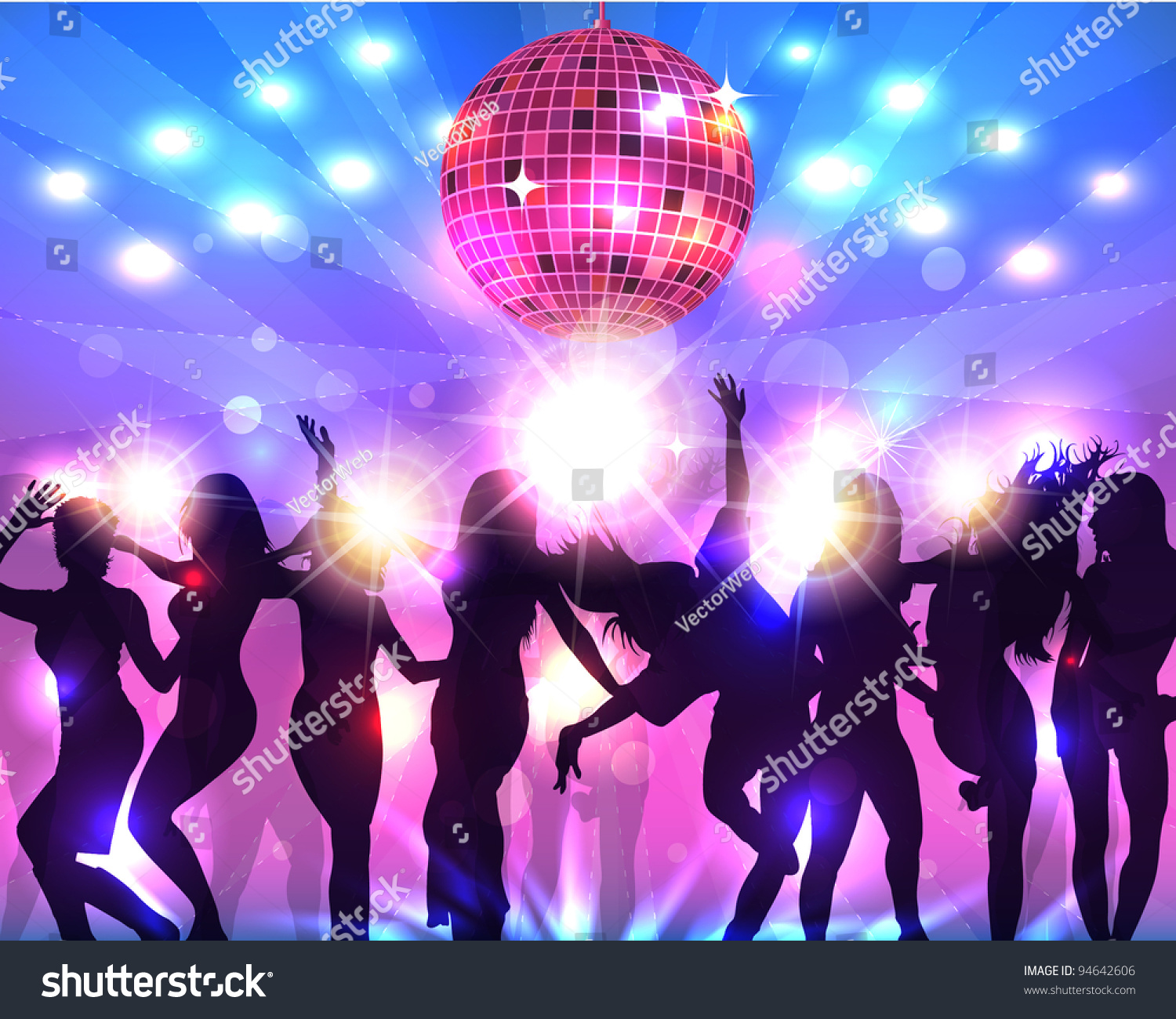 Party Girl Vector Design - 94642606 : Shutterstock