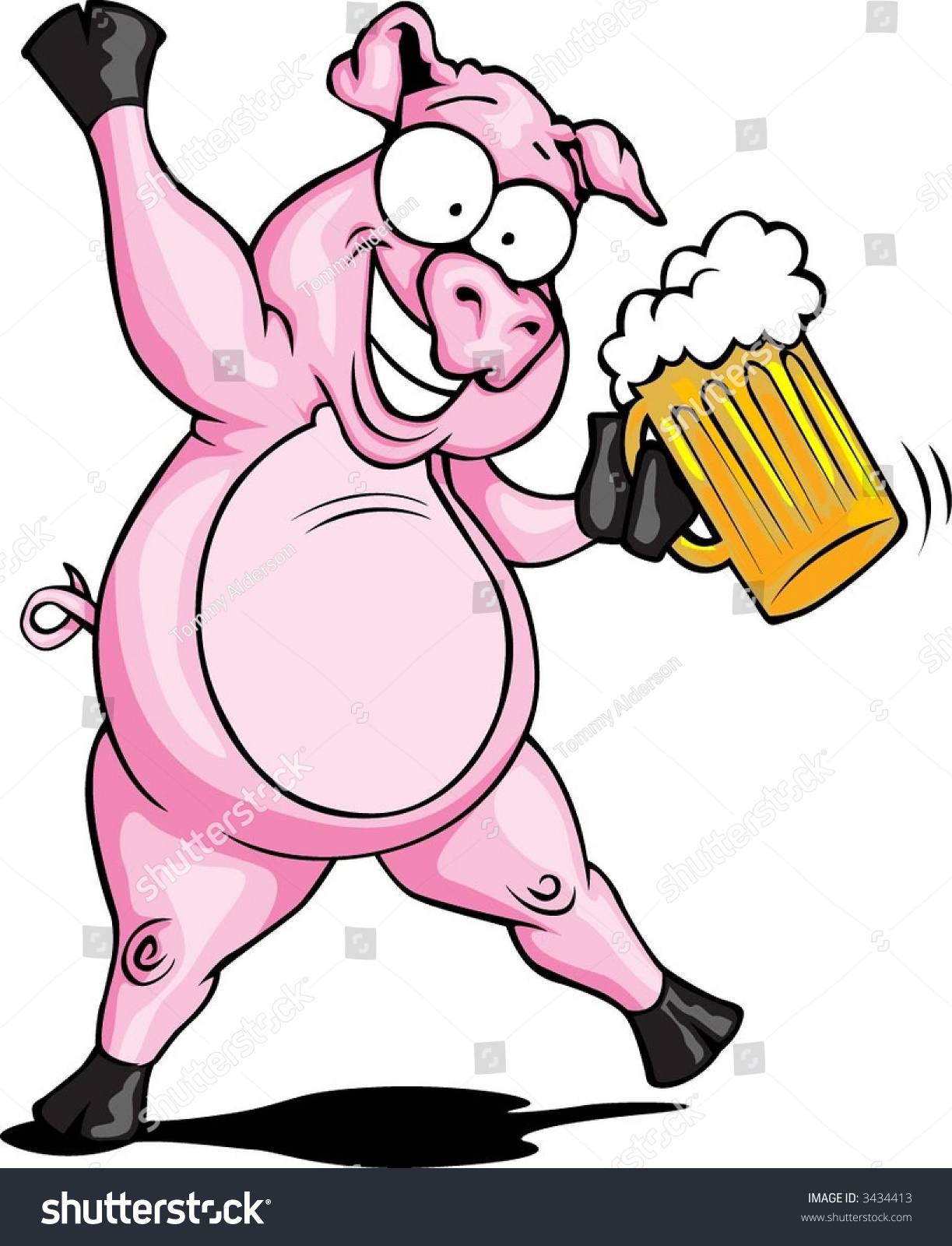 1,252 Pig drinking beer Images, Stock Photos & Vectors | Shutterstock