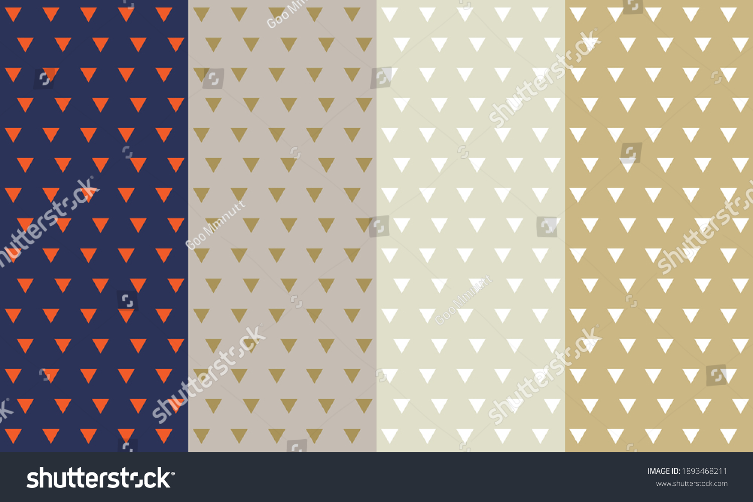 Pascal Triangle Patterns Set Vector Patterns Stock Vector Royalty Free