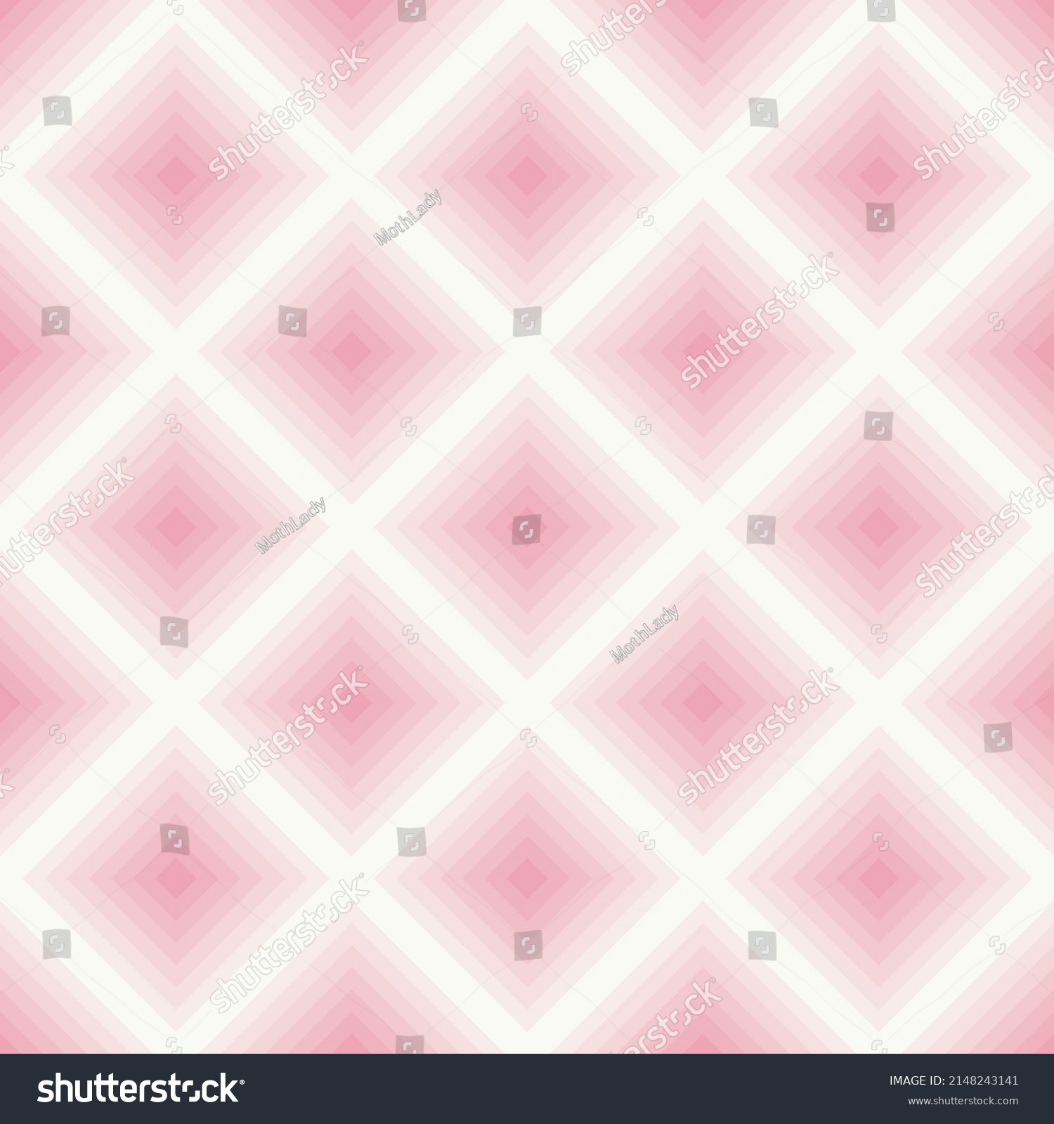 Pastel Pink Geometric Optical Illusion Pattern Stock Vector (Royalty ...
