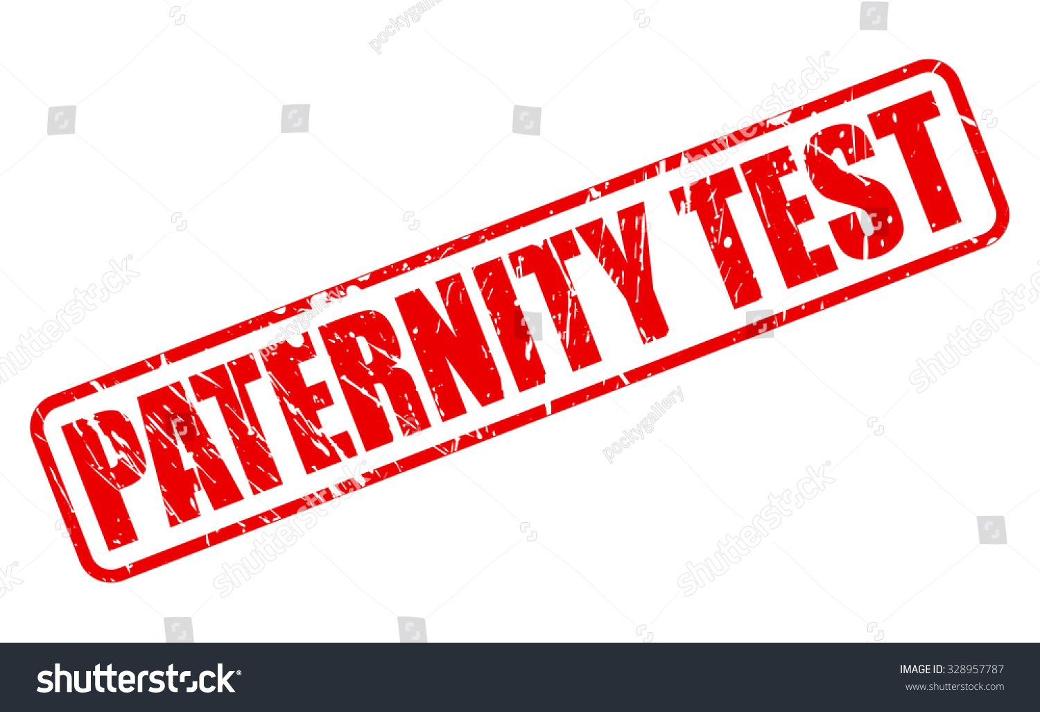 Paternity Test Red Stamp Text On Stock Vector (Royalty Free) 328957787