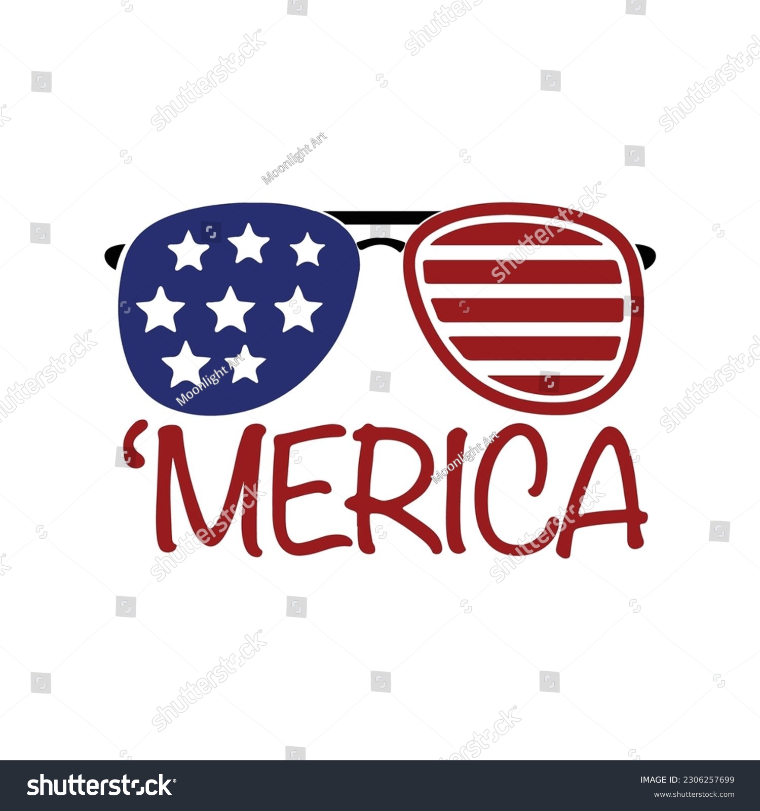 SVG of Patriotic Sunglasses Svg, American Glasses Svg,July 4th Svg Files, Independence Day Svg, American Aviators Svg, Aviator Sunglasses American svg
