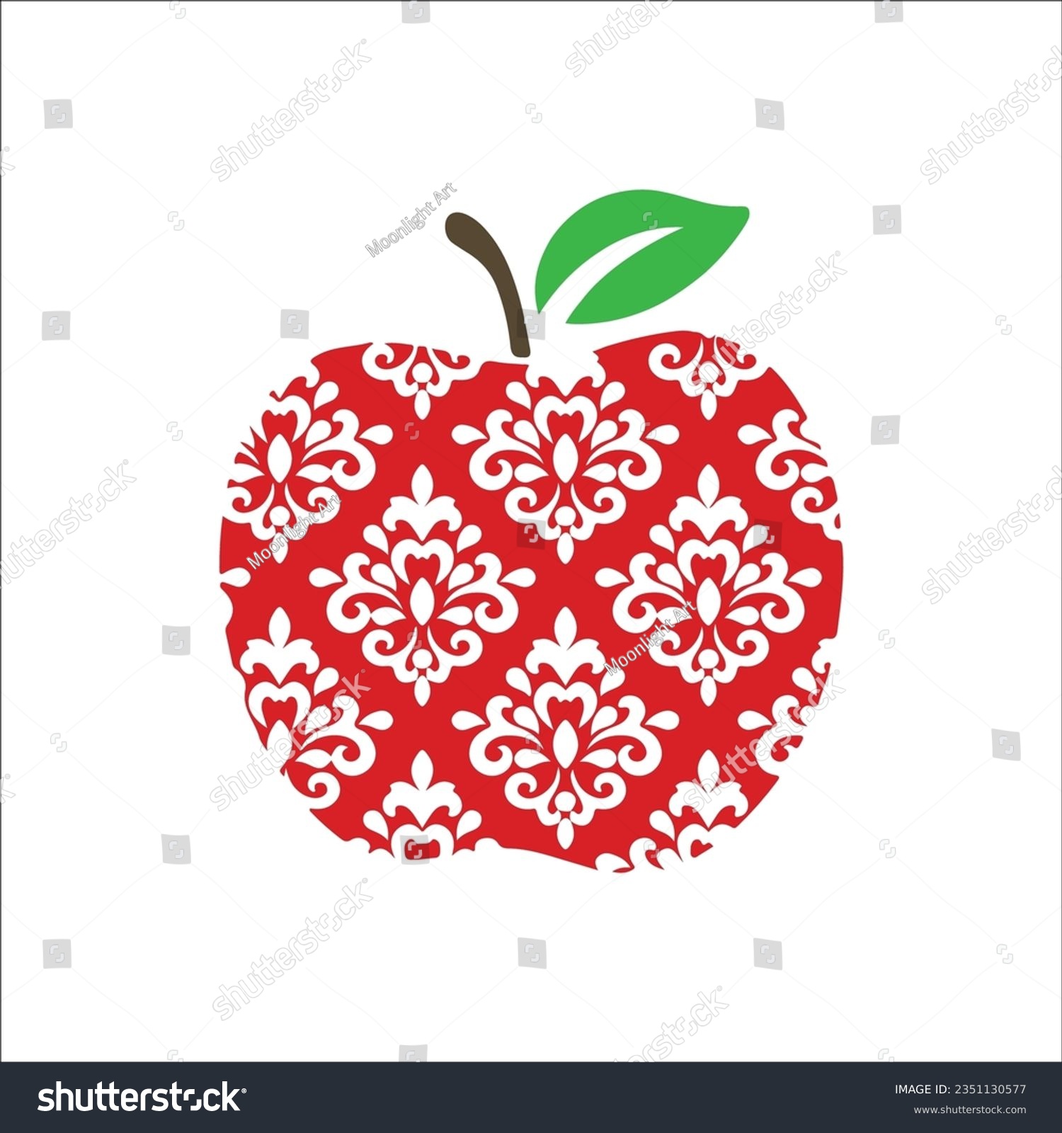 SVG of Pattern Apple SVG, Teacher, Back to school svg, Teacher shirt, Gift for teachers svg, School shirt, Cricut Cut Files, Silhouette, Svg Files for Cricut svg