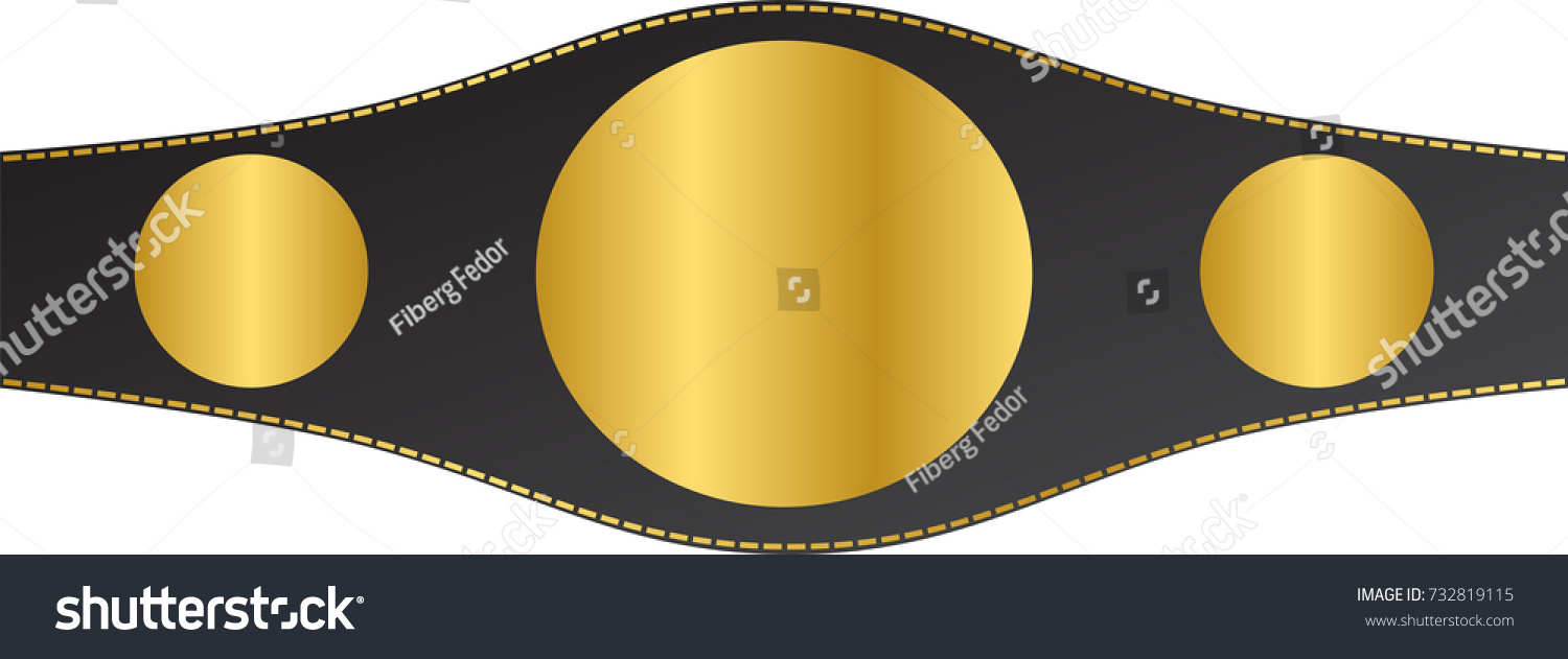 SVG of Pattern belt world champion martial arts vector isolated svg