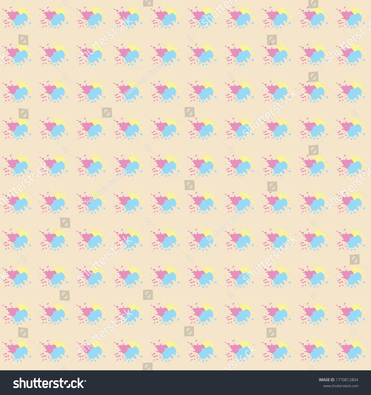 Pattern Paint Splash Pixel Art Vector Stock Vector (Royalty Free ...