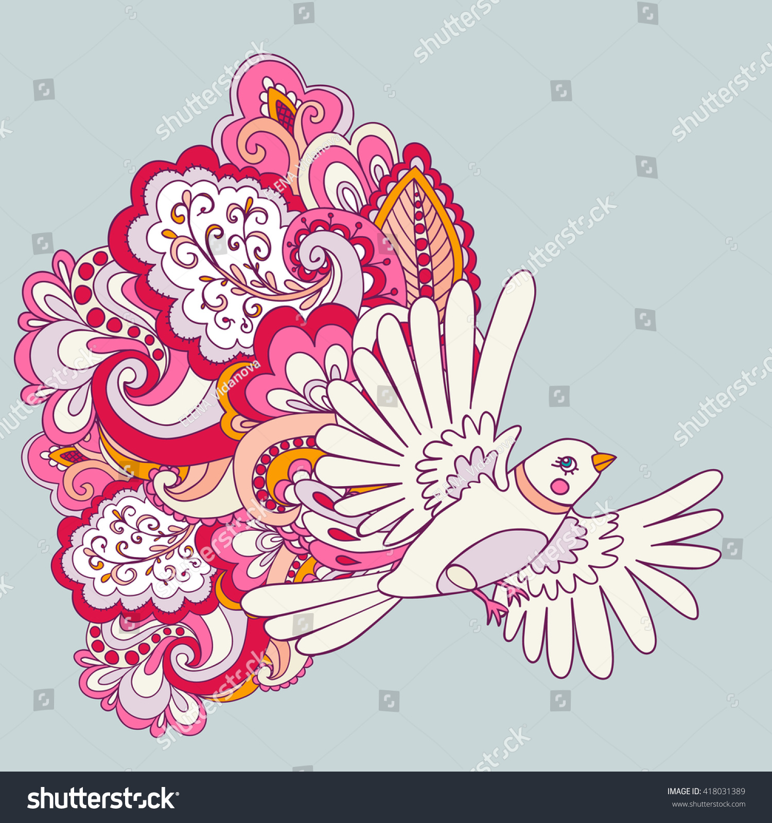 Patterned Background Decoration Cards Invitations Notebooks Stock