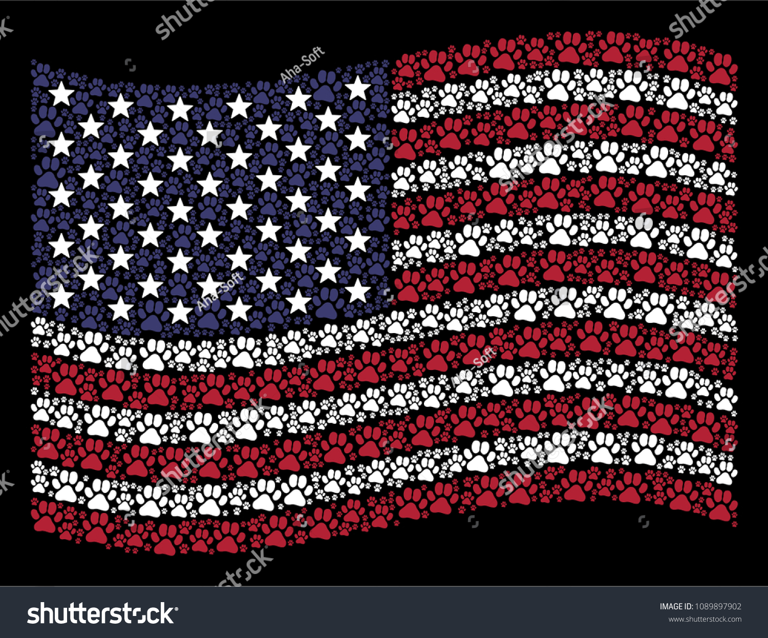 357 Paw print flag Images, Stock Photos & Vectors | Shutterstock