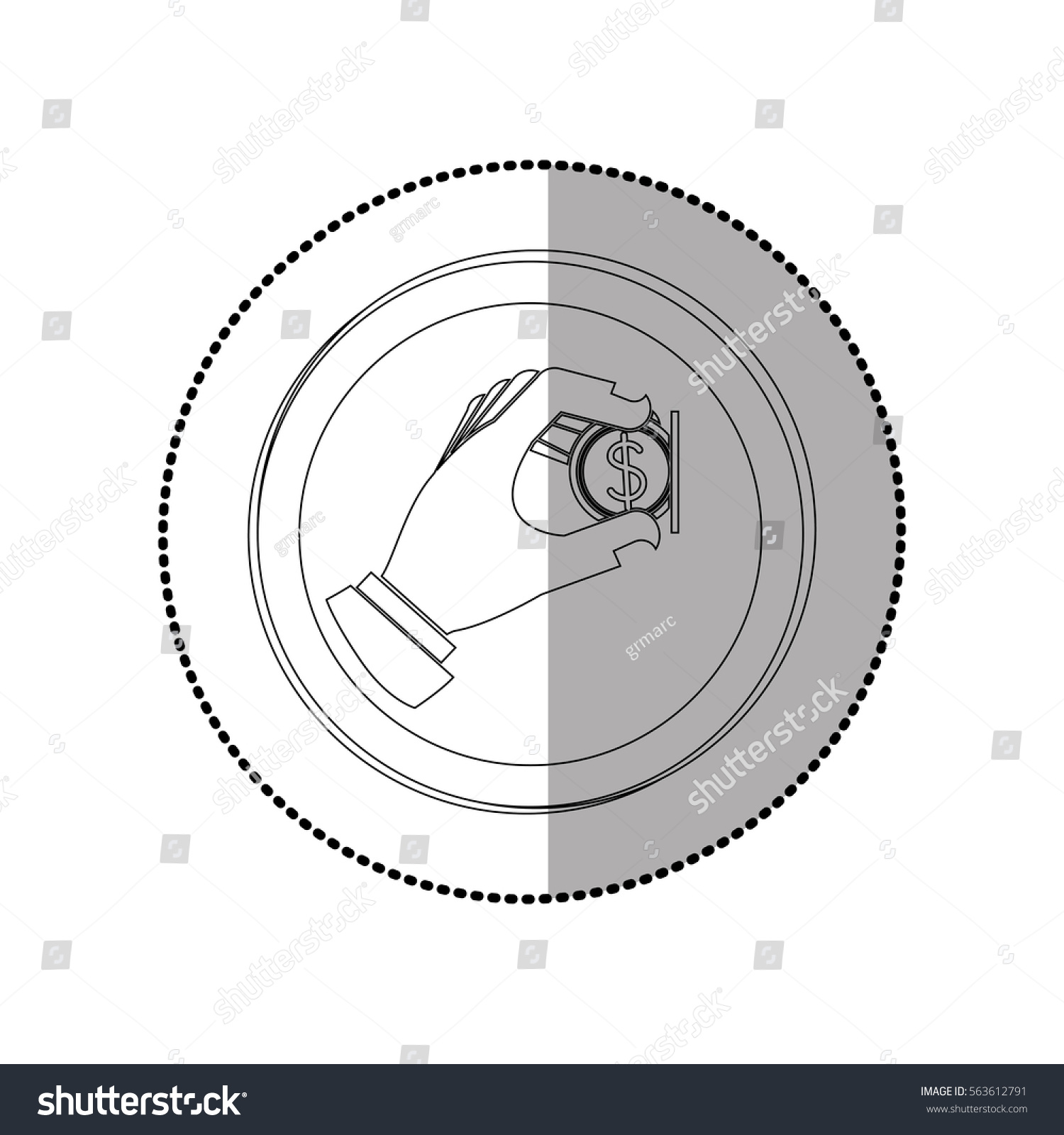 Pay Meter Sign Stock Vector (Royalty Free) 563612791 | Shutterstock
