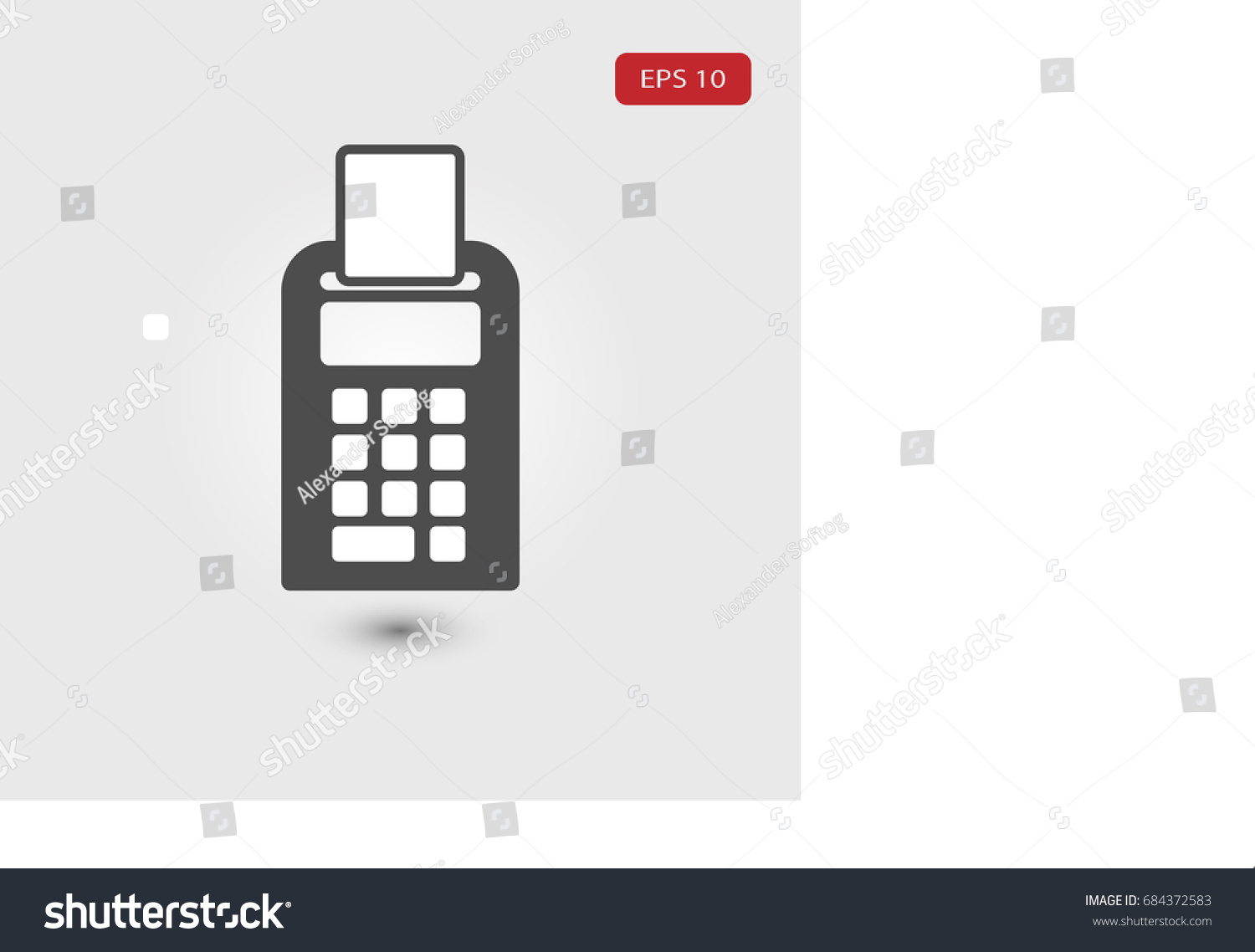Payment Terminal Icon Stock Vector (Royalty Free) 684372583 | Shutterstock