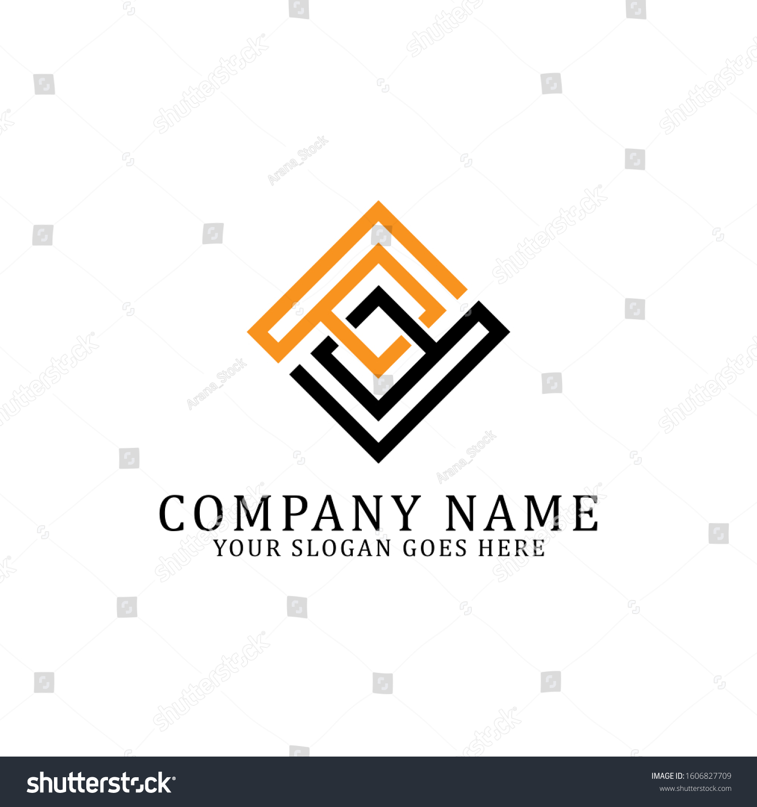 Pd Logo Designs Creative Monogram Logo Stock Vector (royalty Free 