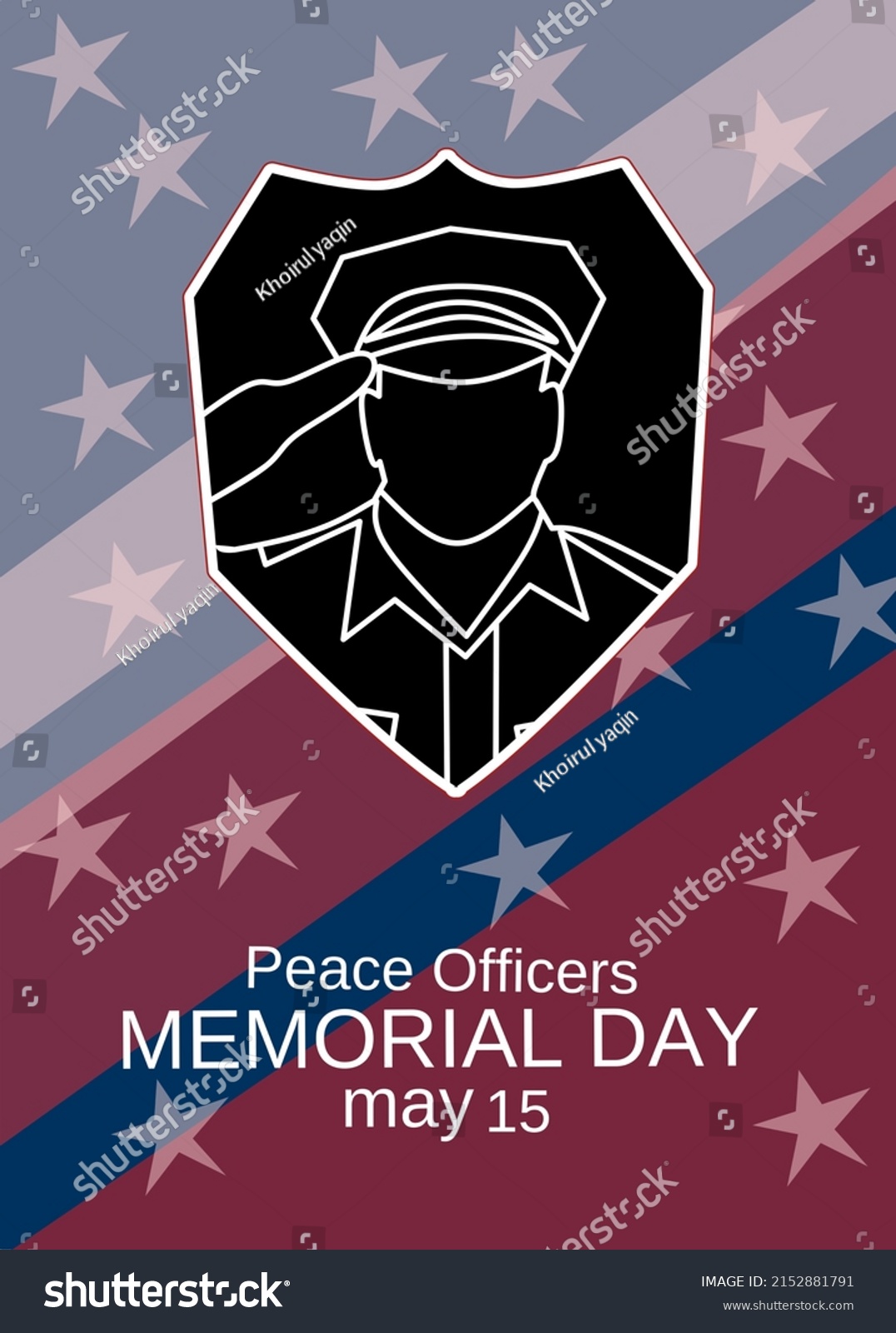 Peace Officers Memorial Day May Celebrated Stock Vector Royalty Free 2152881791 Shutterstock 5656