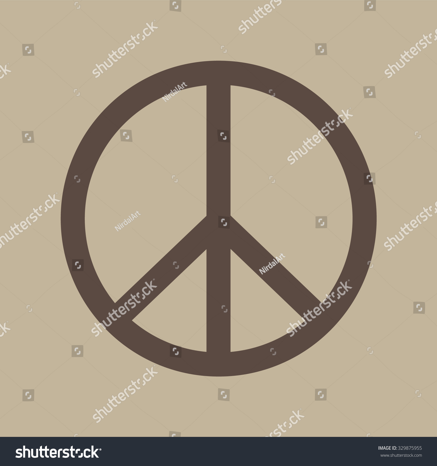 Peace Sign Stock Vector (Royalty Free) 329875955 | Shutterstock