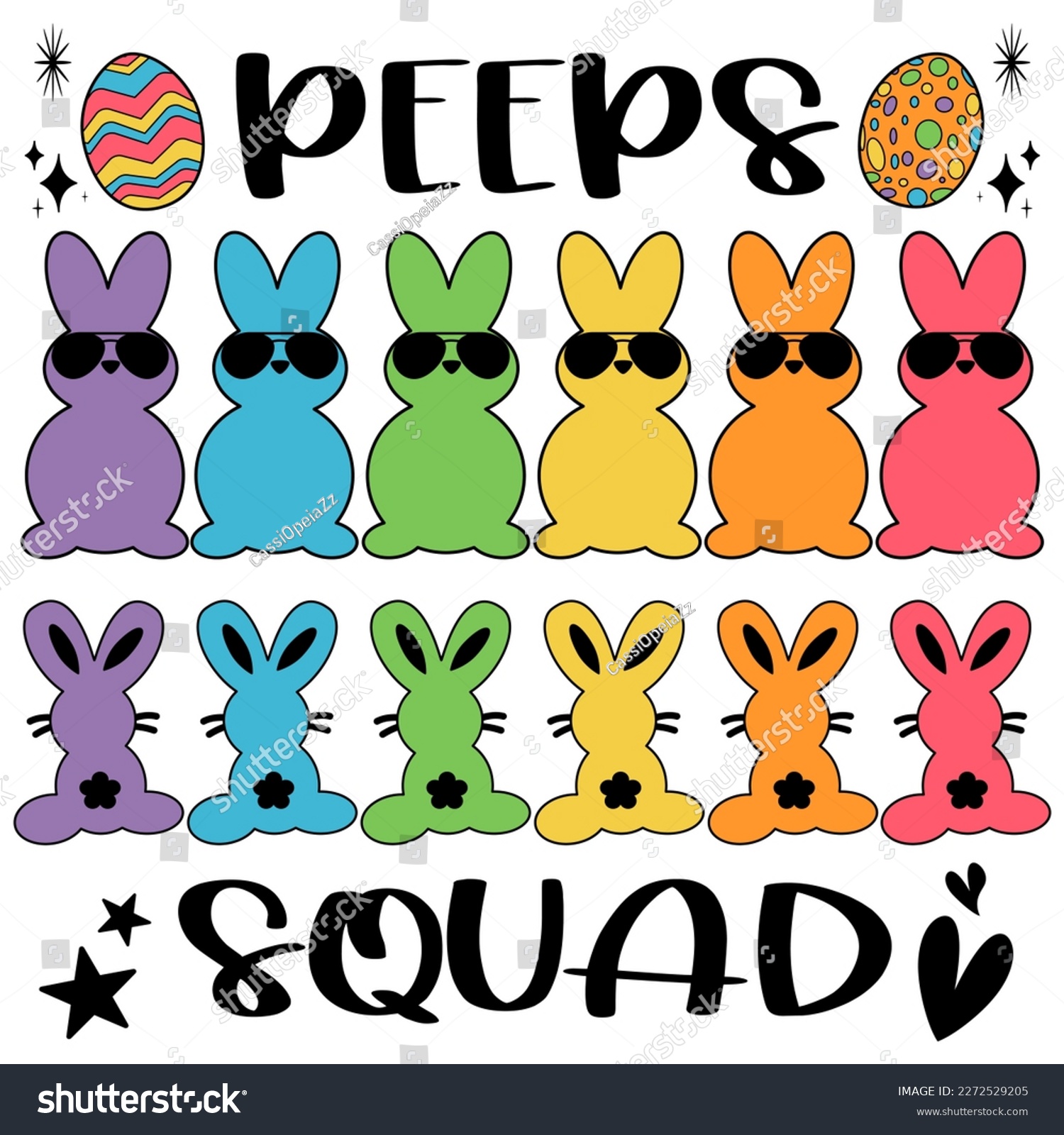 SVG of Peep Squad Easter Shirt, Peeps squad Eggs crew bunnies. Easter Family, My Favorite Peep Call Me , Funny Easter Shirt, Bunny Happy Funny Element Easter Day T-Shirt
 svg
