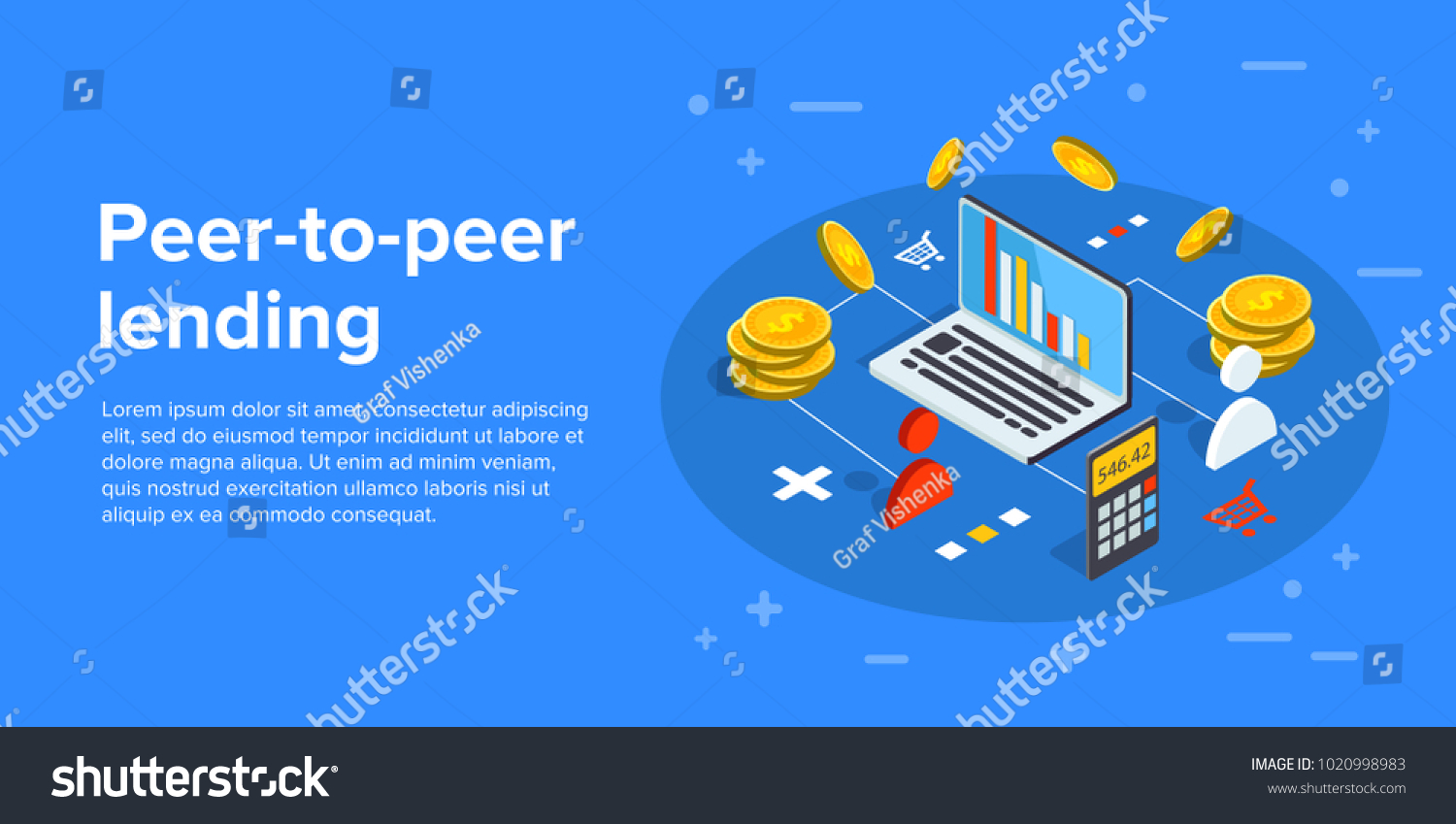Peertopeer Lending Vector Business Illustration Isometric Stock Vector Royalty Free 1020998983 Peertopeer Lending Vector Business Illustration Isometric Stock Vector Royalty Free 1020998983