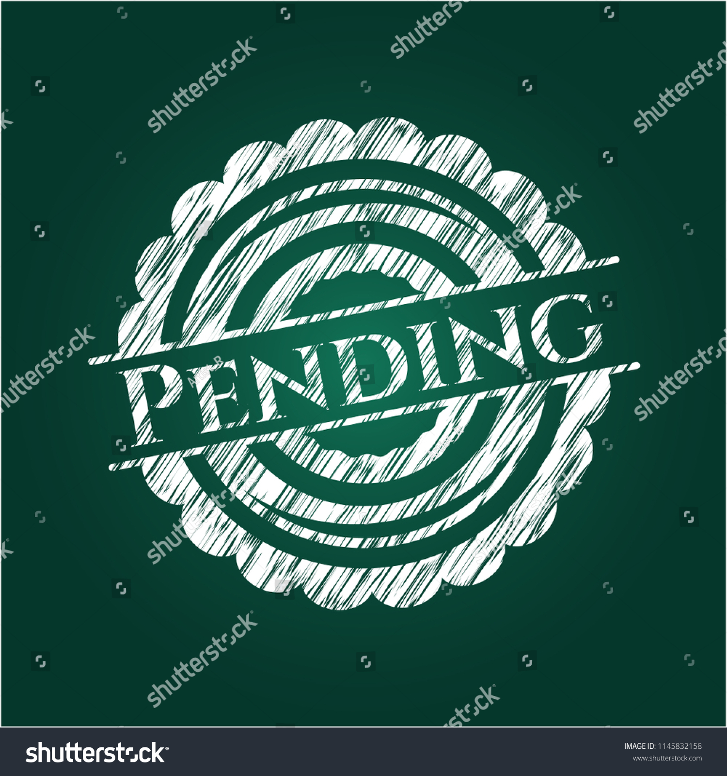 Pending Chalkboard Texture vector de stock (libre de regalías